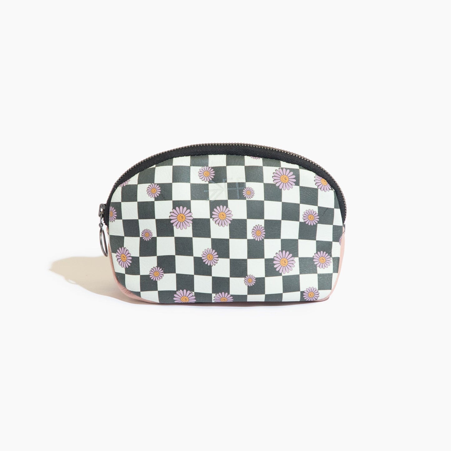 Flower Power Check Cosmetic Pouch Cosmetic Pouch In House Bag