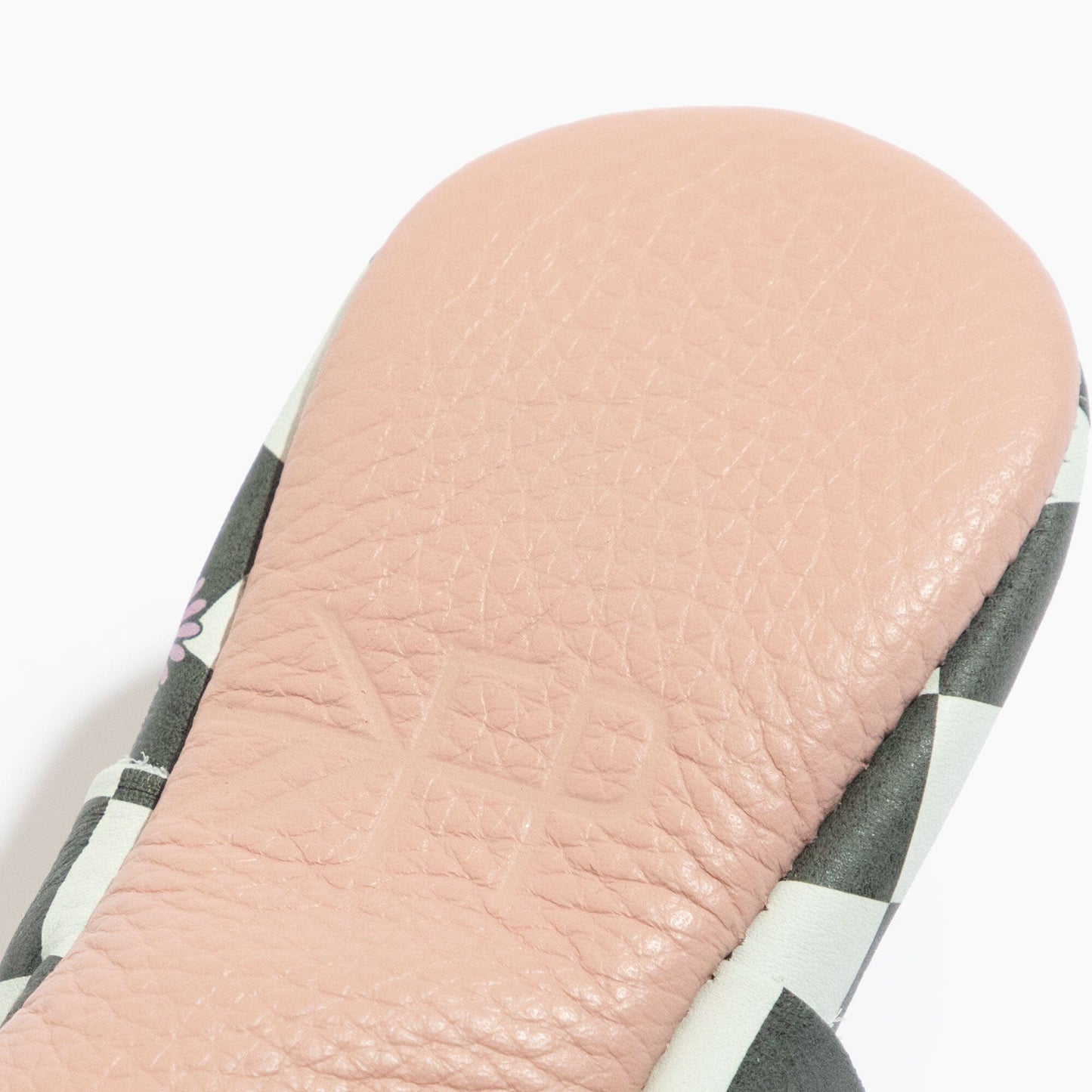 Flower Power Check City Baby Shoe City Mocc Soft Sole