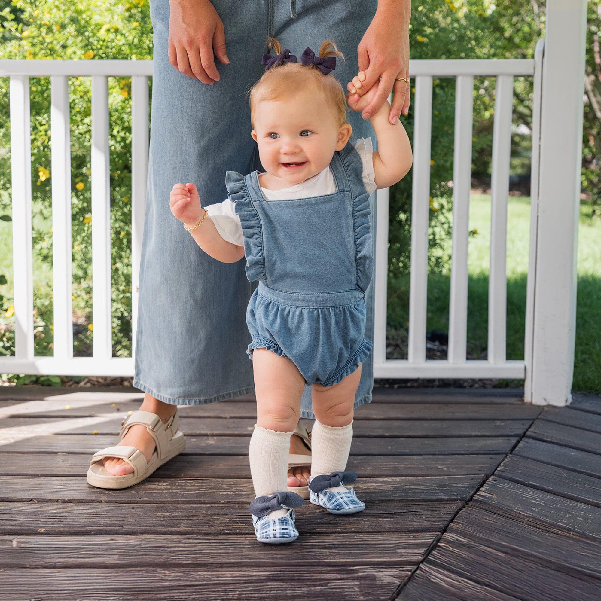 Gilmore Girls Dragonfly Inn Knotted Bow Baby Shoe Knotted Bow Mocc Soft Sole