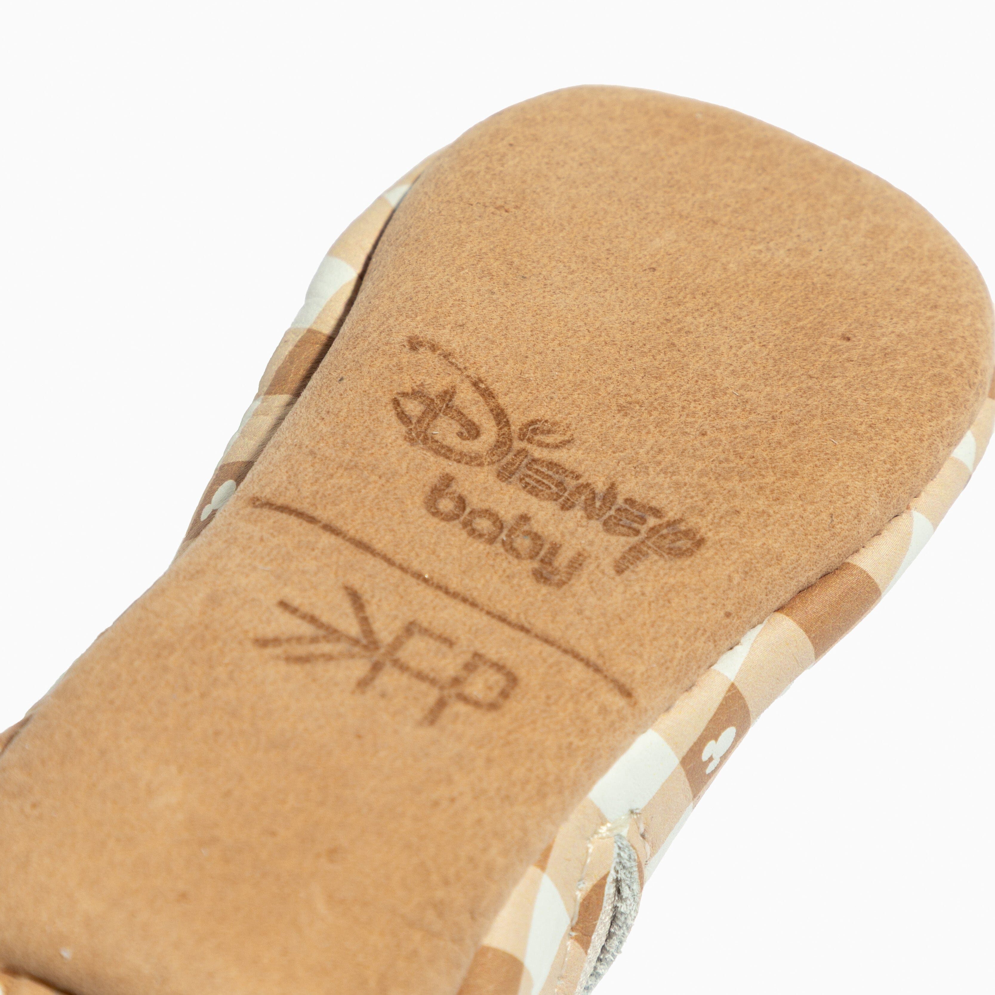 Disney Gingham Mickey Mouse Chelsea Boot Baby Shoe Chelsea Boot Soft Sole