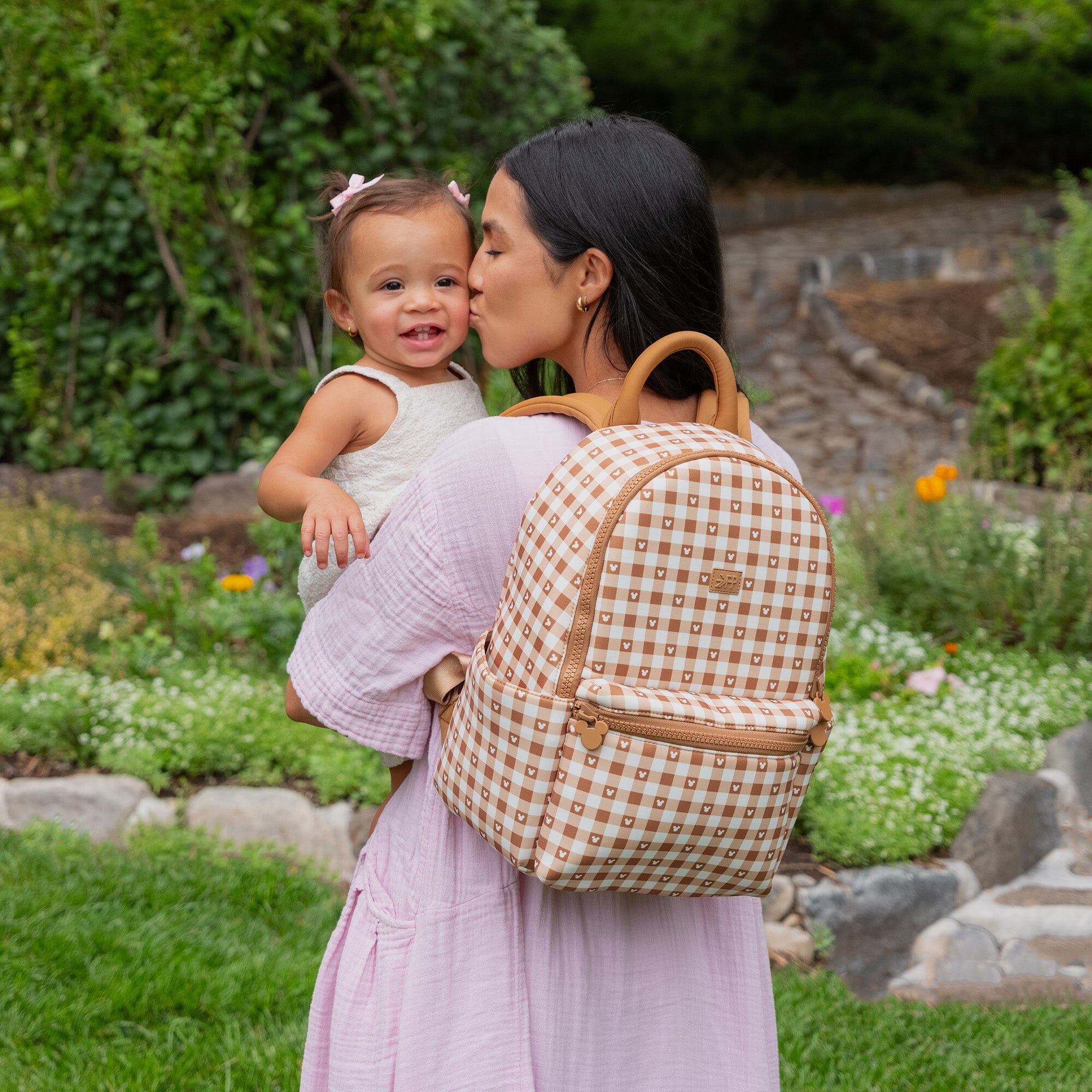 Disney Gingham Mickey Mouse Mini Seoul City Backpack Mini Seoul City Backpack Diaper Bag