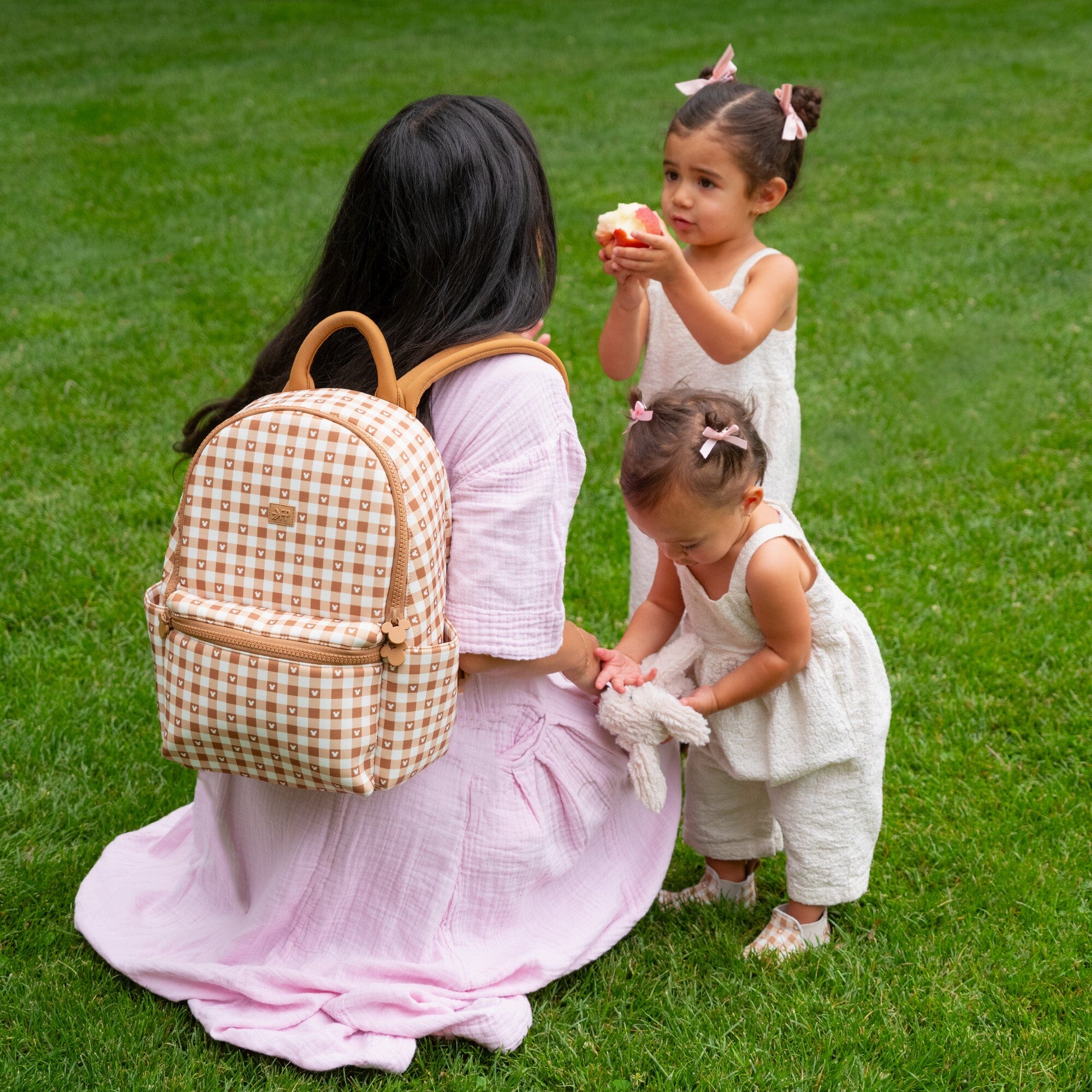 Disney Gingham Mickey Mouse Mini Seoul City Backpack Mini Seoul City Backpack Diaper Bag