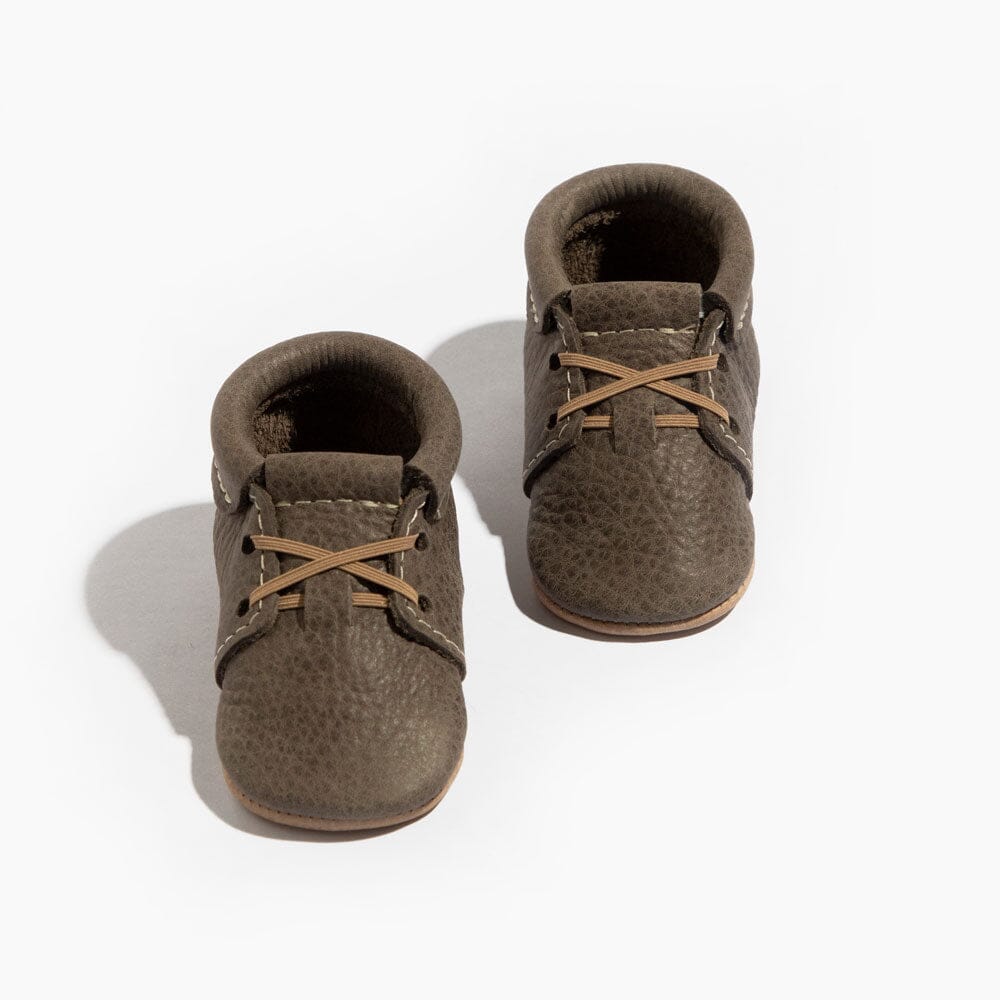 Graphite Oxford Baby Shoe Oxford Soft Sole