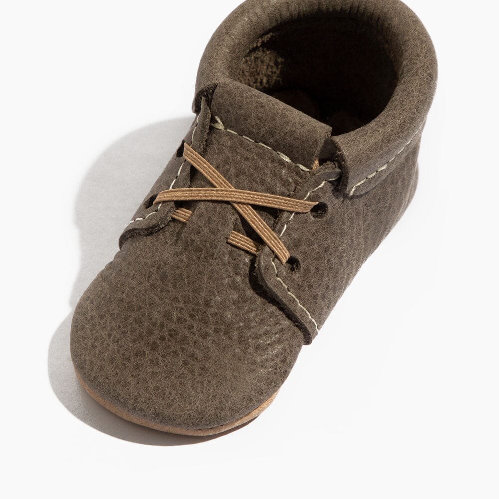 Graphite Oxford Baby Shoe Oxford Soft Sole