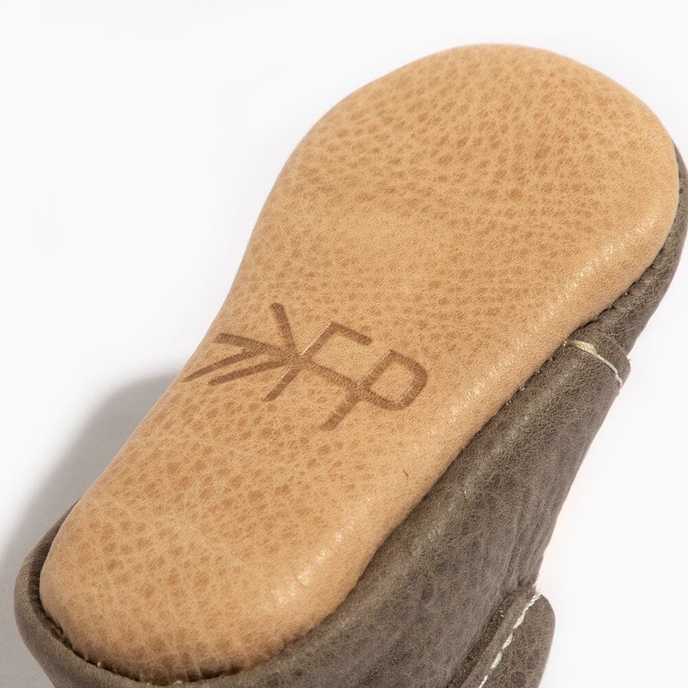 Graphite Oxford Baby Shoe Oxford Soft Sole