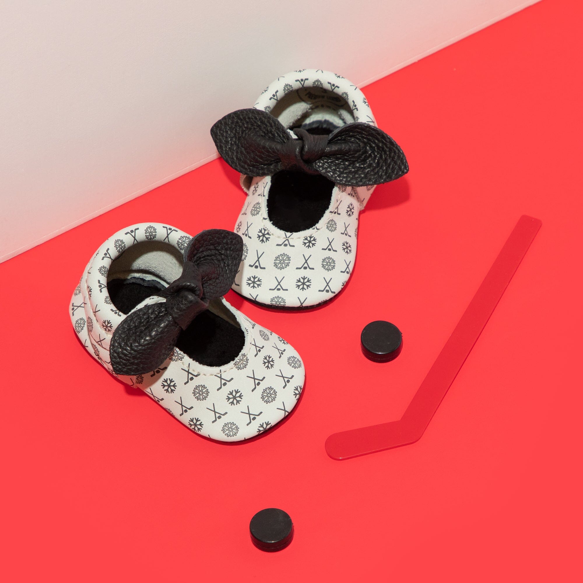 (Coming Soon) Power Play Knotted Bow Baby Shoe Knotted Bow Mocc Soft Sole