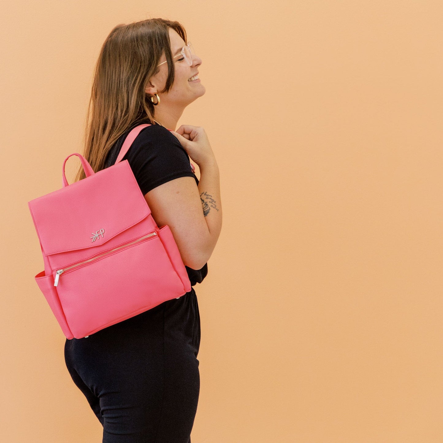 Hot Pink Mini Classic Bag II Mini Classic Diaper Bag II Diaper Bag