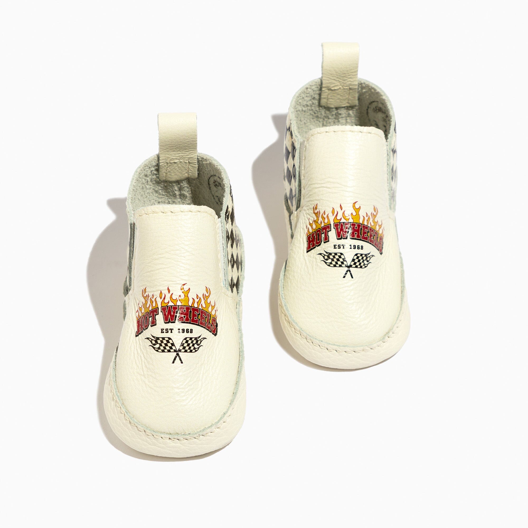 Hot Wheels™ Checkered Slip On Baby Shoes Slip On Soft Sole