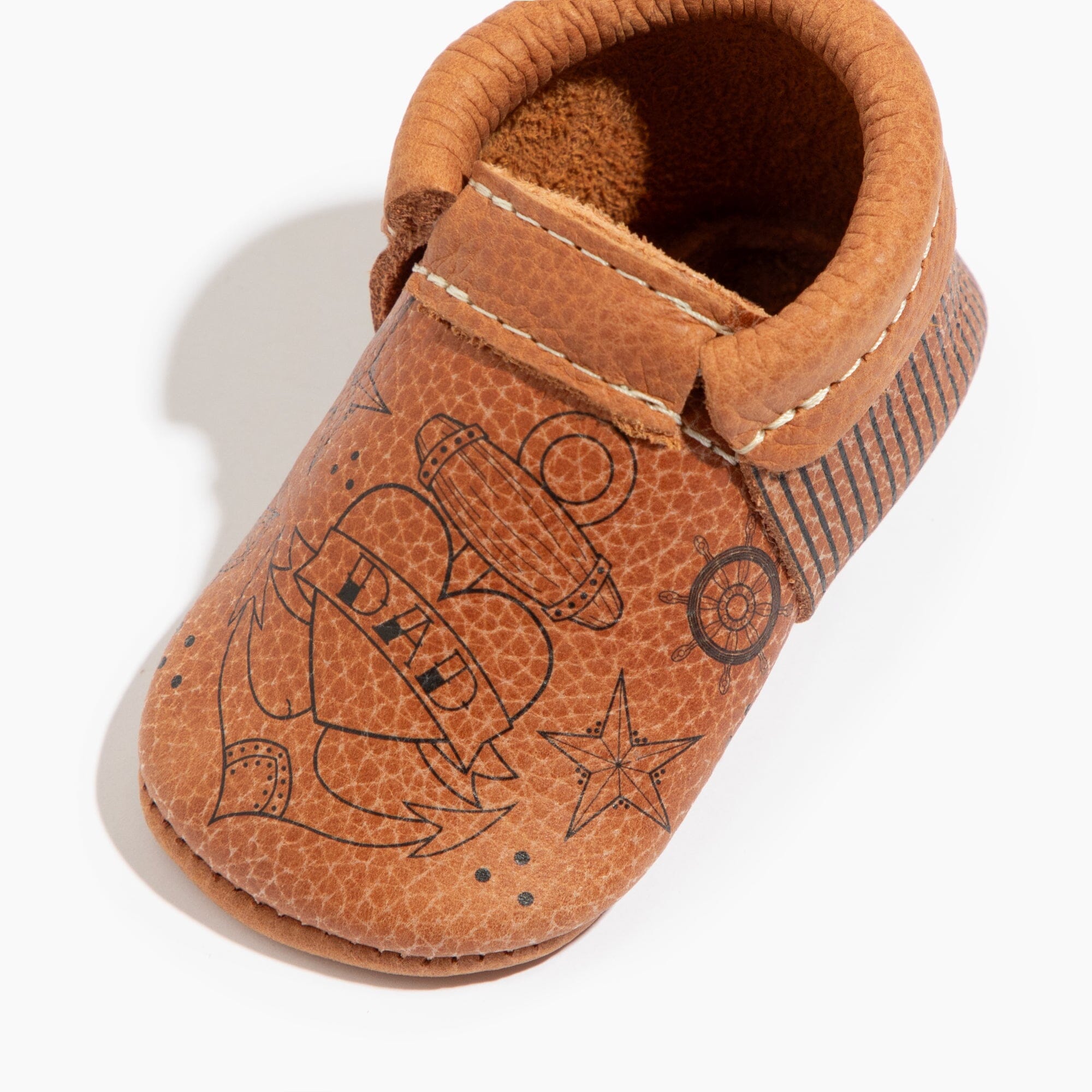 I Heart Dad City Baby Shoe City Mocc Soft Sole