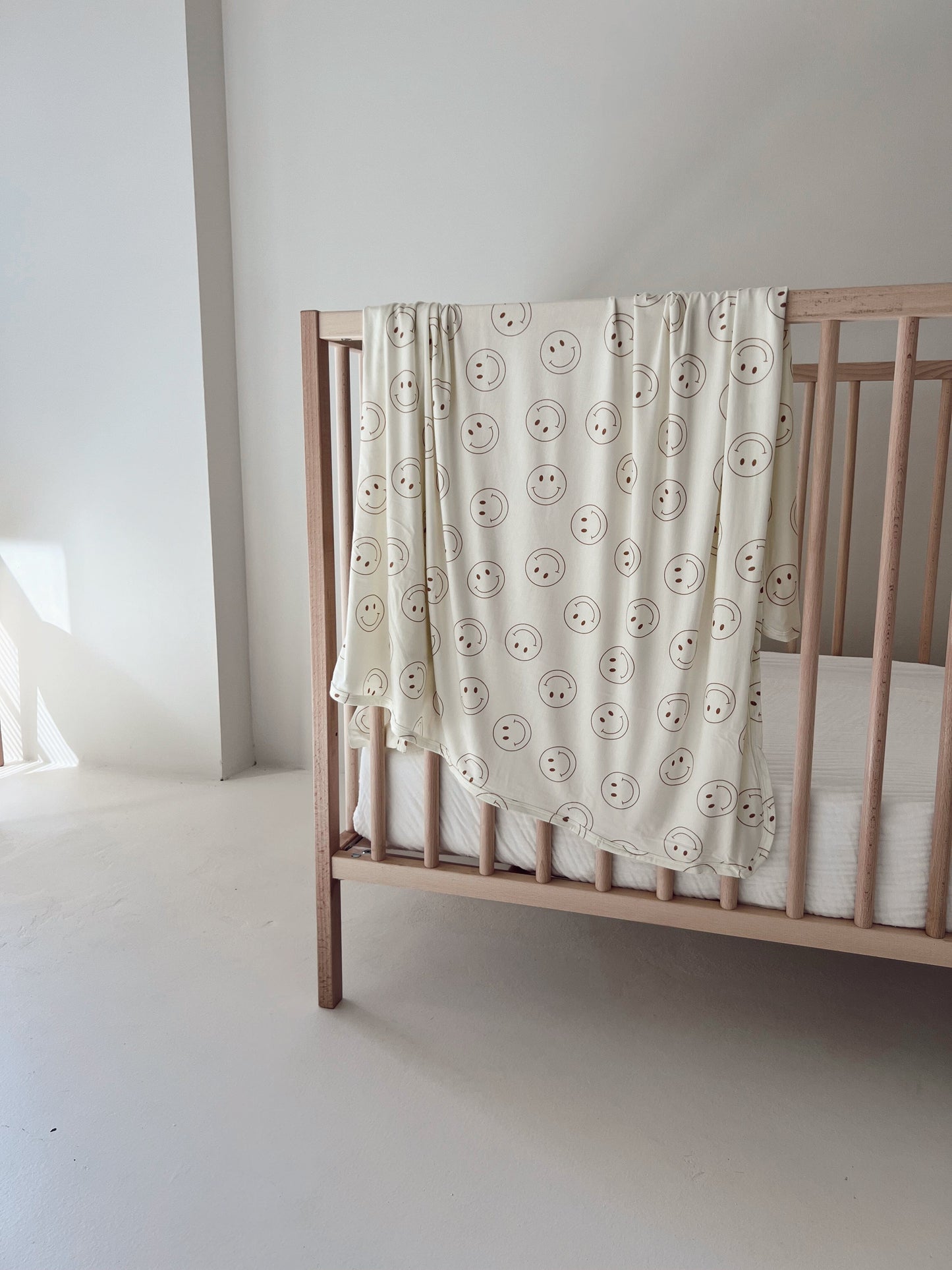 Bamboo Swaddle | Just Smile blanket forever french baby
