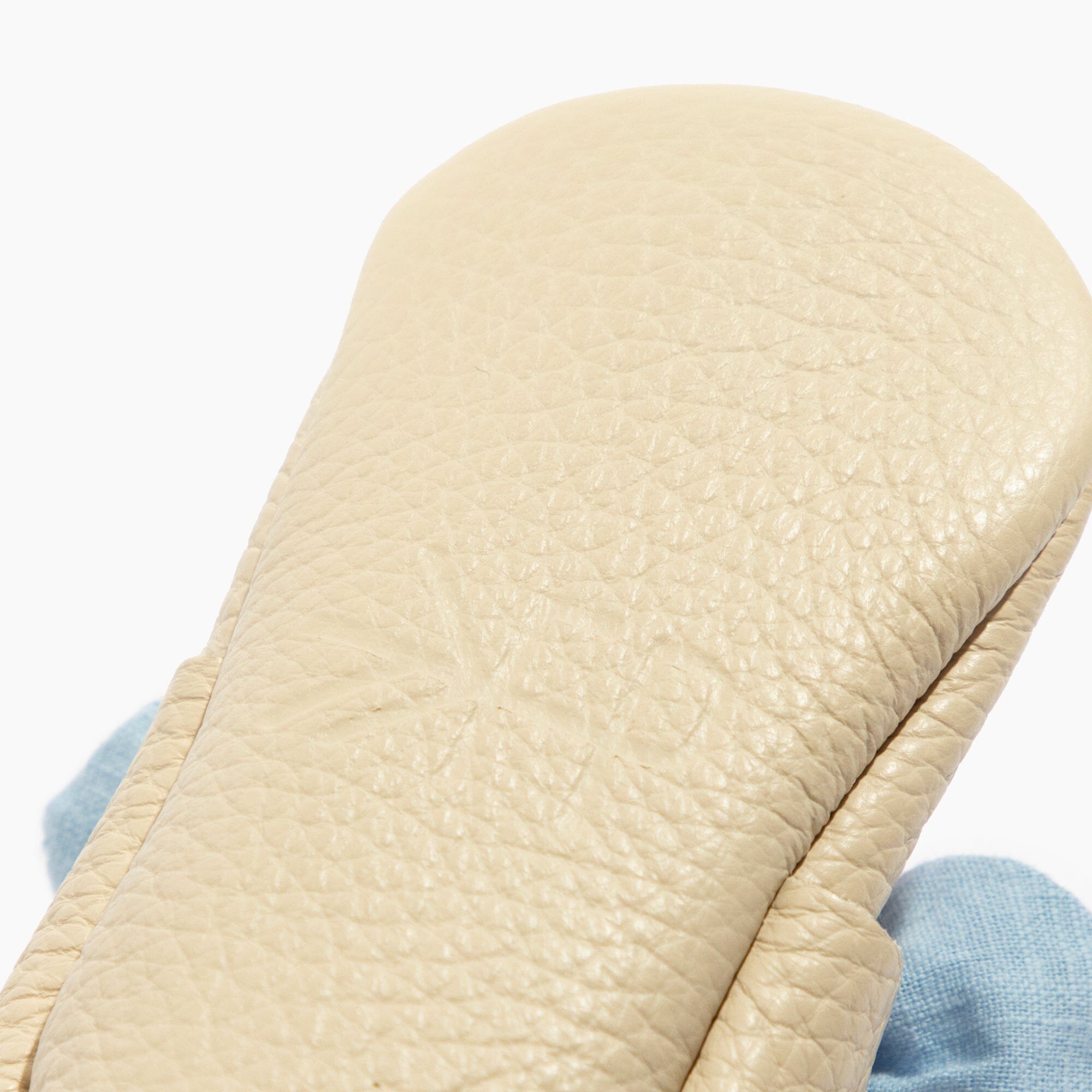 Linen Periwinkle Knotted Bow Baby Shoe Knotted Bow Mocc Soft Sole