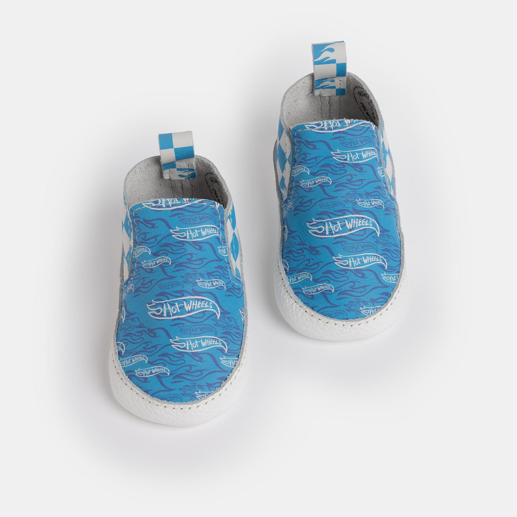 Blue Flame Hot Wheels™ Slip On Baby Shoe Slip On Soft Sole