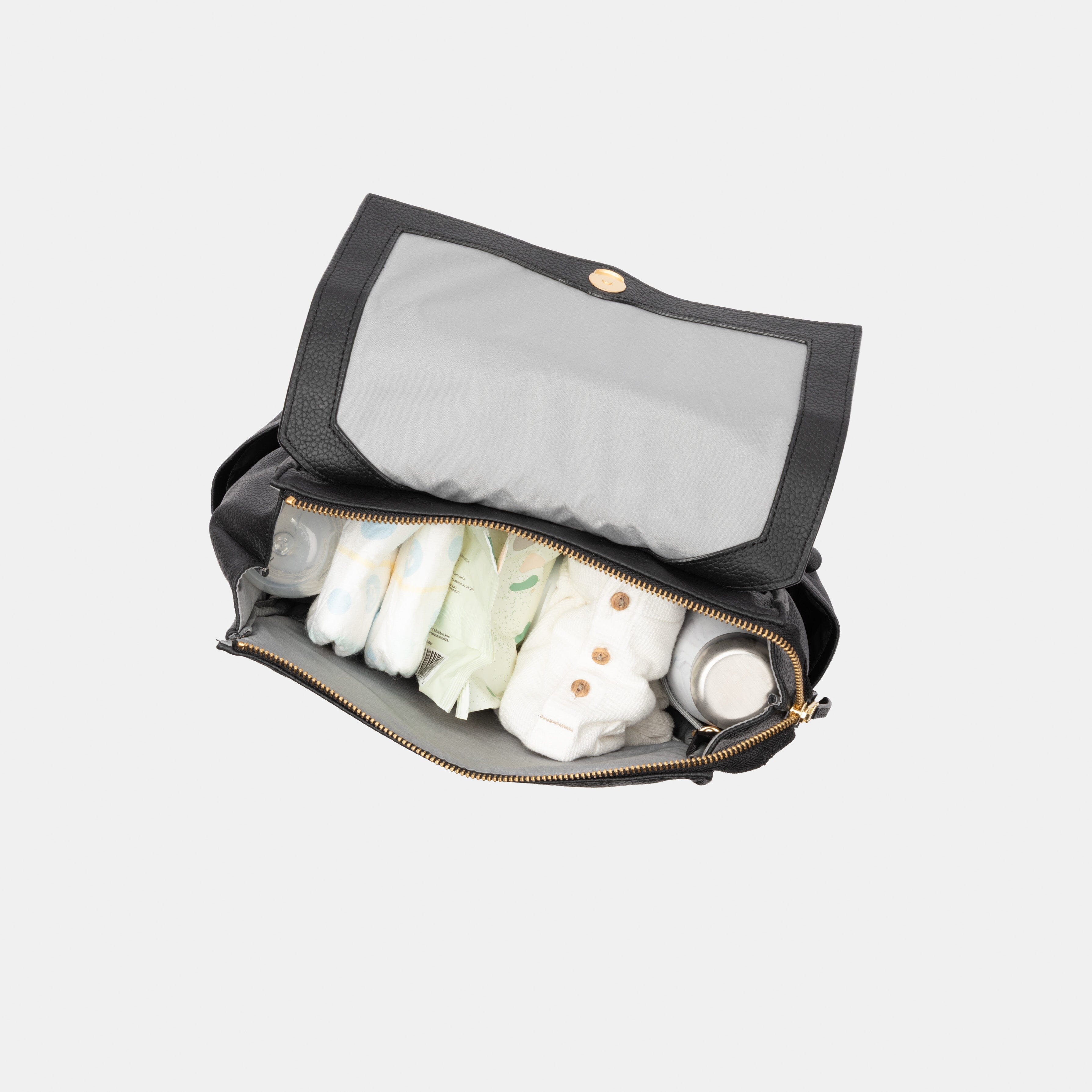 Ebony Mini Classic Bag II Mini Classic Diaper Bag II Diaper Bag