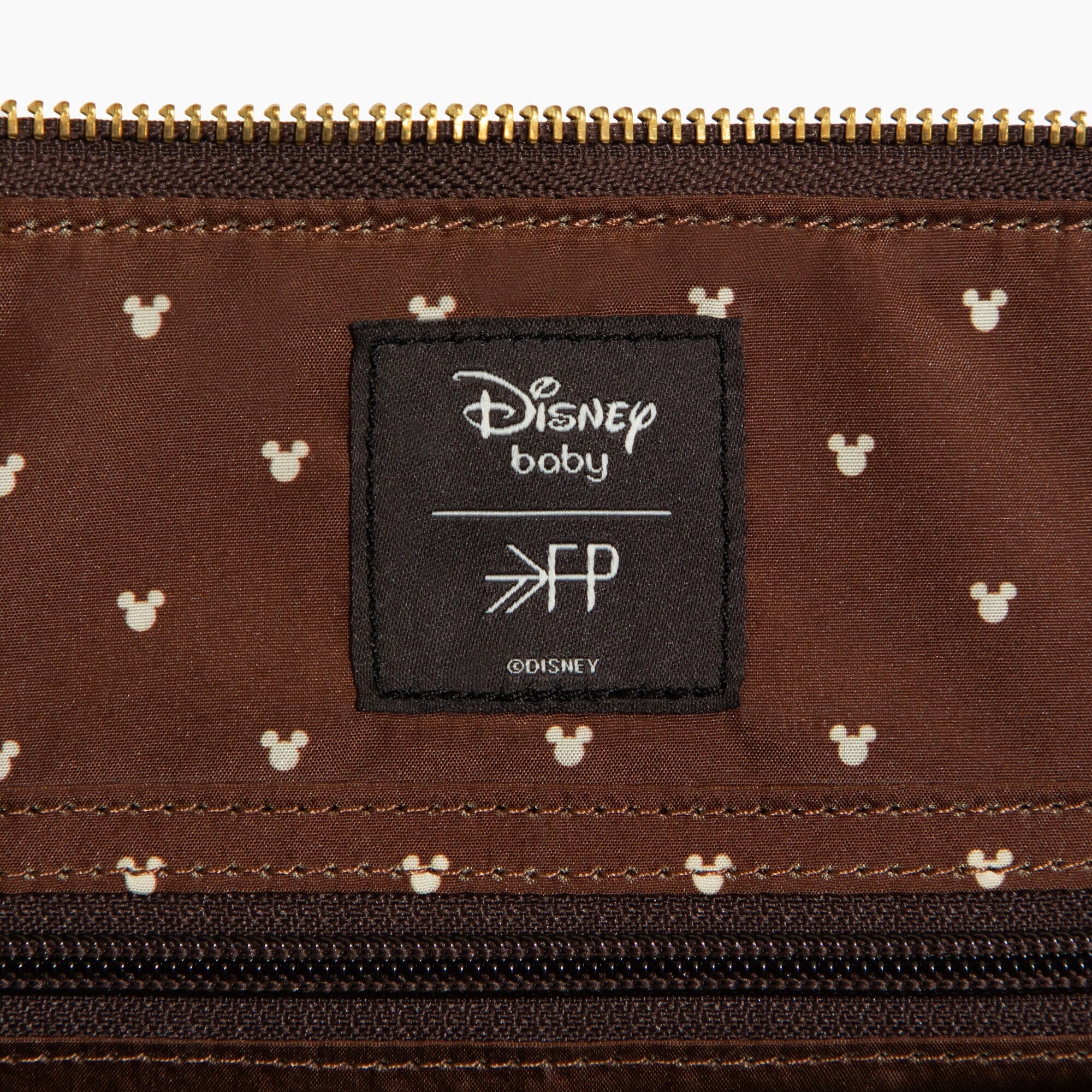 Disney Mocha Mickey Mouse Classic Diaper Bag II Classic Diaper Bag II Diaper Bag