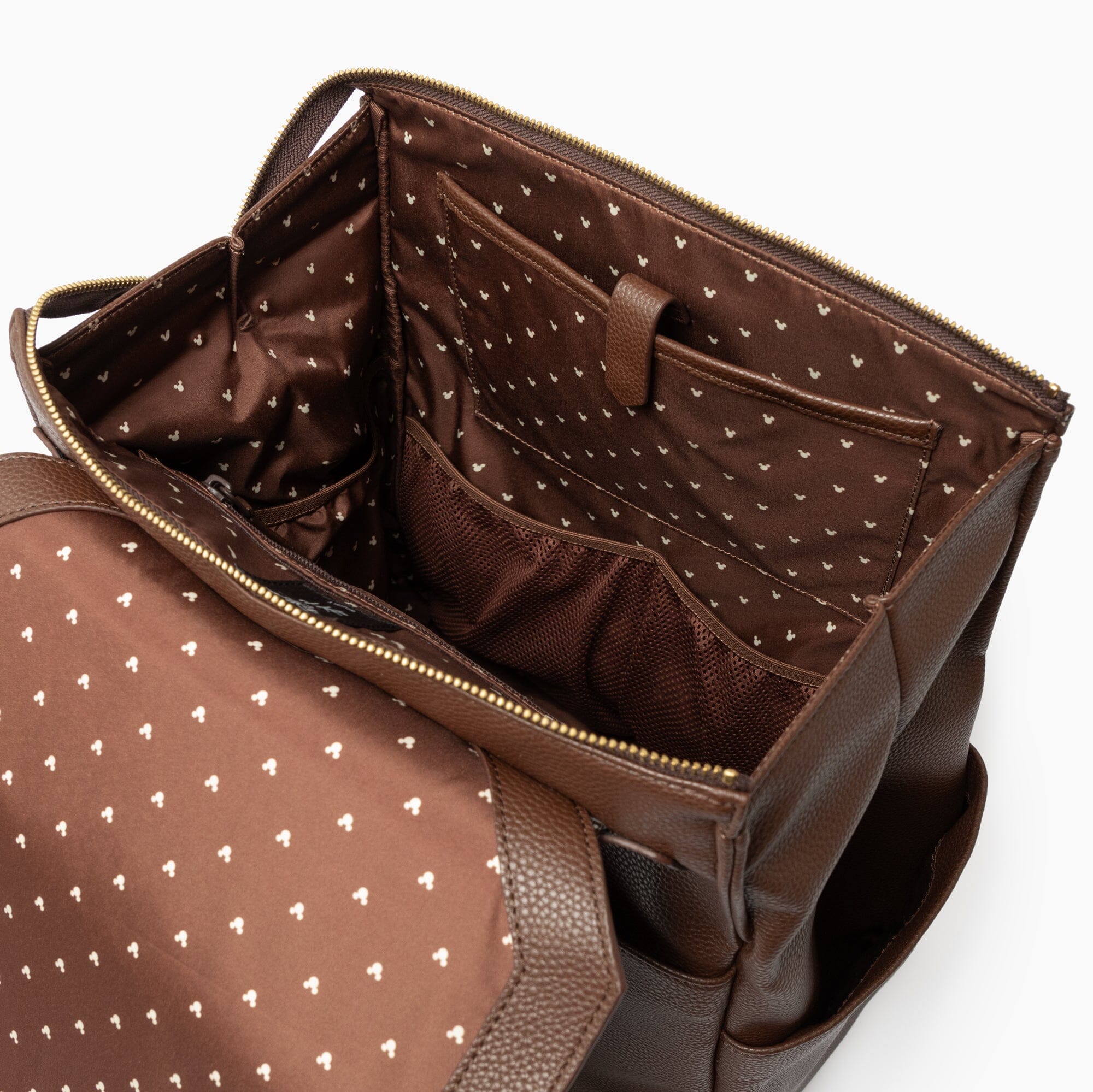 Disney Mocha Mickey Mouse Classic Diaper Bag II Classic Diaper Bag II Diaper Bag