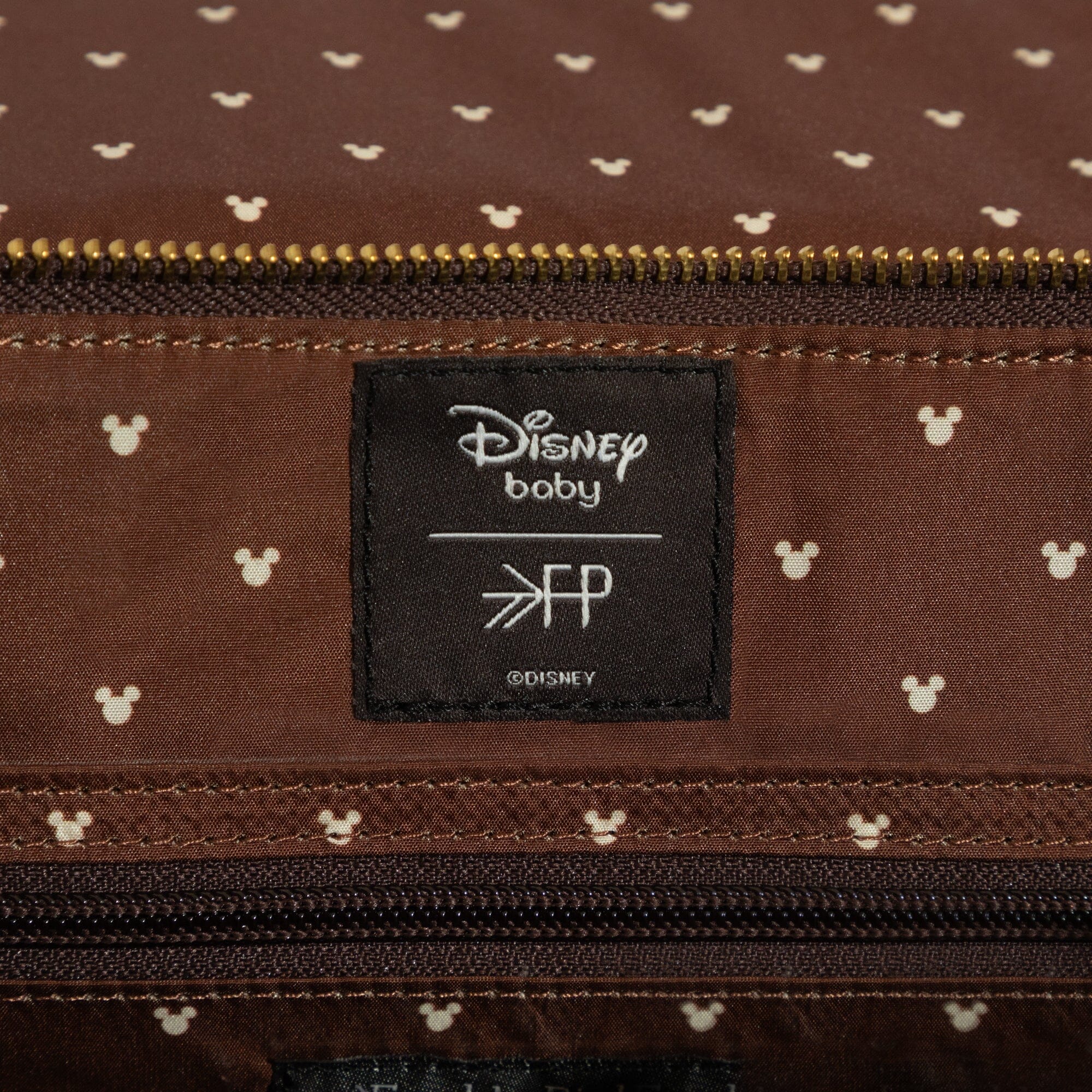 Disney Mocha Mickey Mouse Mini Classic Bag II Mini Classic Diaper Bag II Diaper Bag