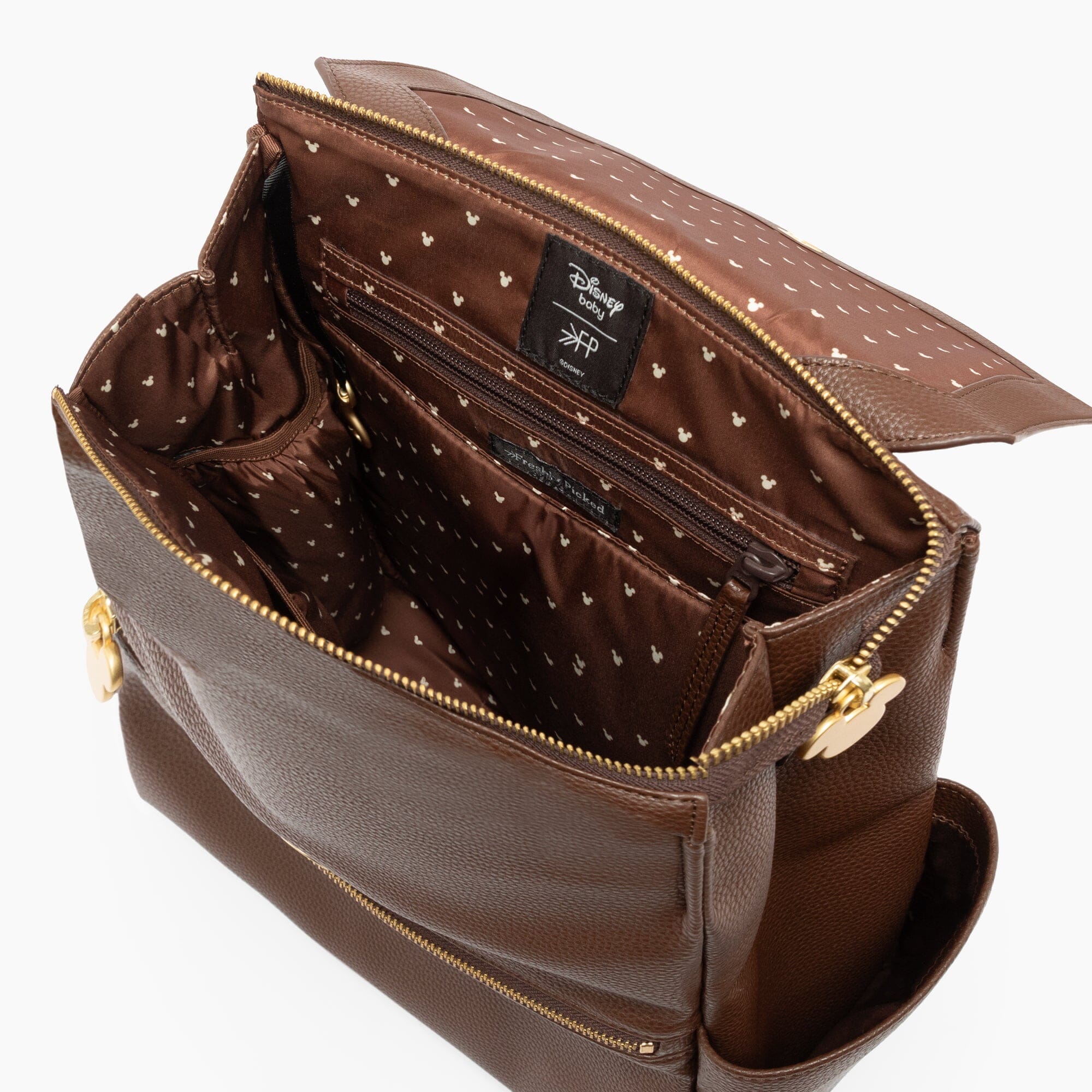 Disney Mocha Mickey Mouse Mini Classic Bag II Mini Classic Diaper Bag II Diaper Bag