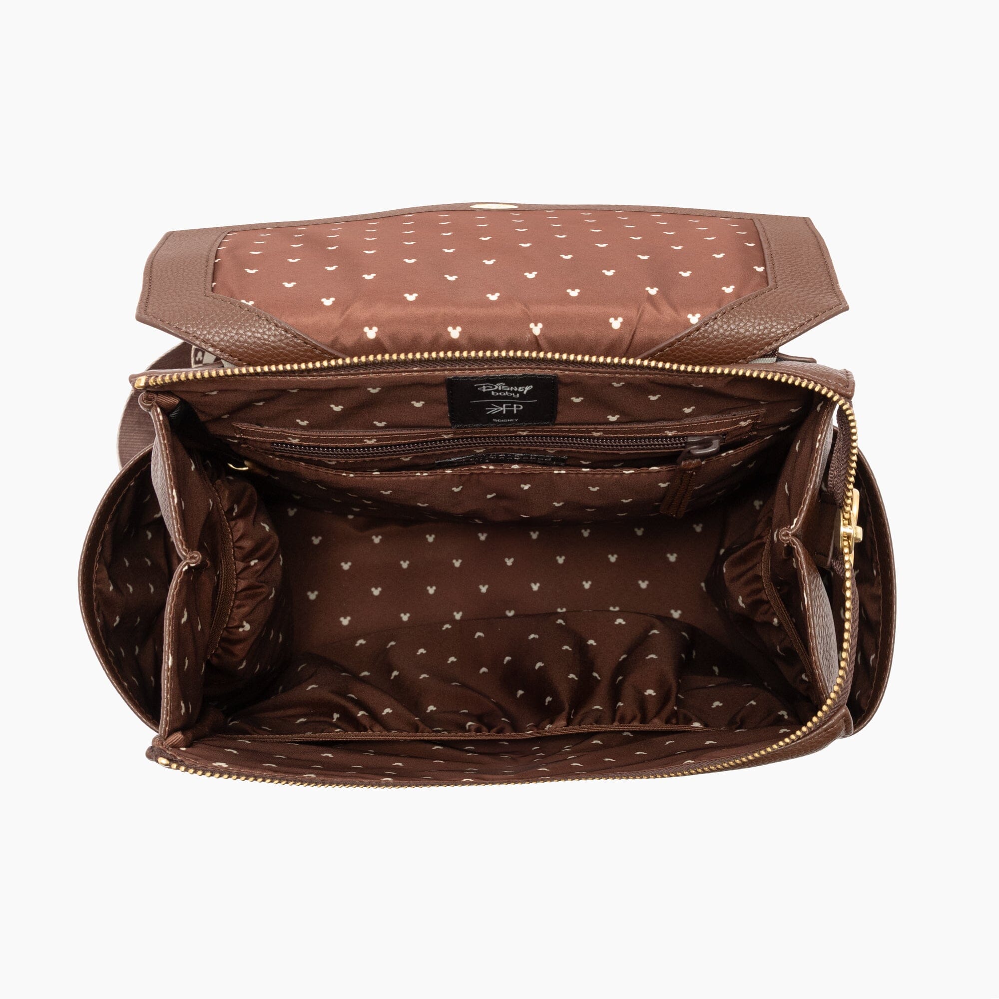 Disney Mocha Mickey Mouse Mini Classic Bag II Mini Classic Diaper Bag II Diaper Bag