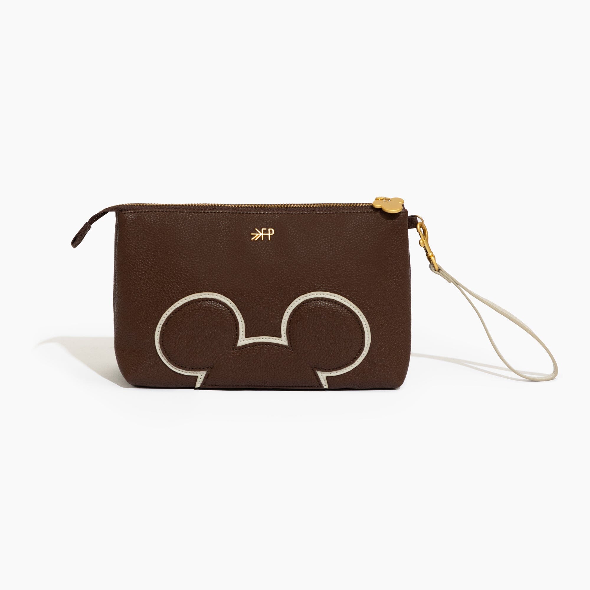 Disney Mocha Mickey Mouse Zip Pouch Classic Zip Pouch Bag Accessory