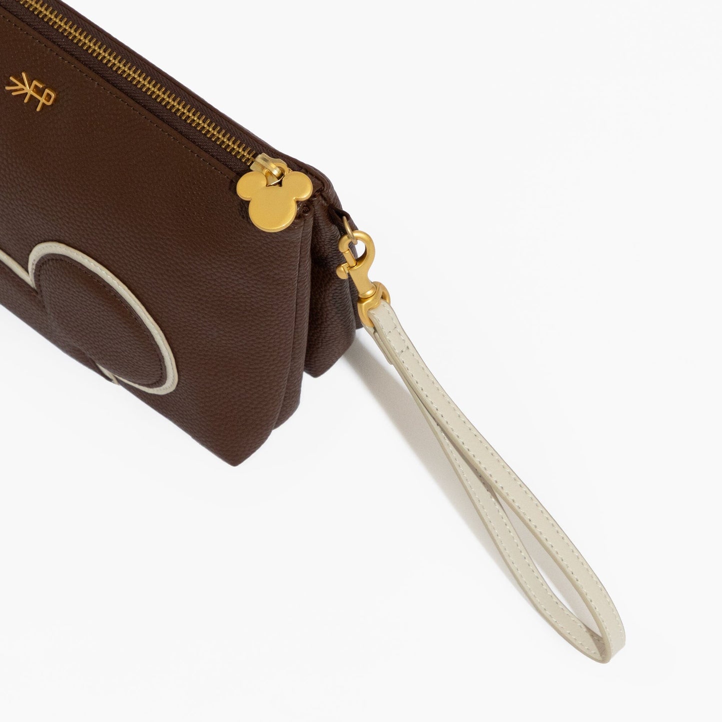 Disney Mocha Mickey Mouse Zip Pouch Classic Zip Pouch Bag Accessory