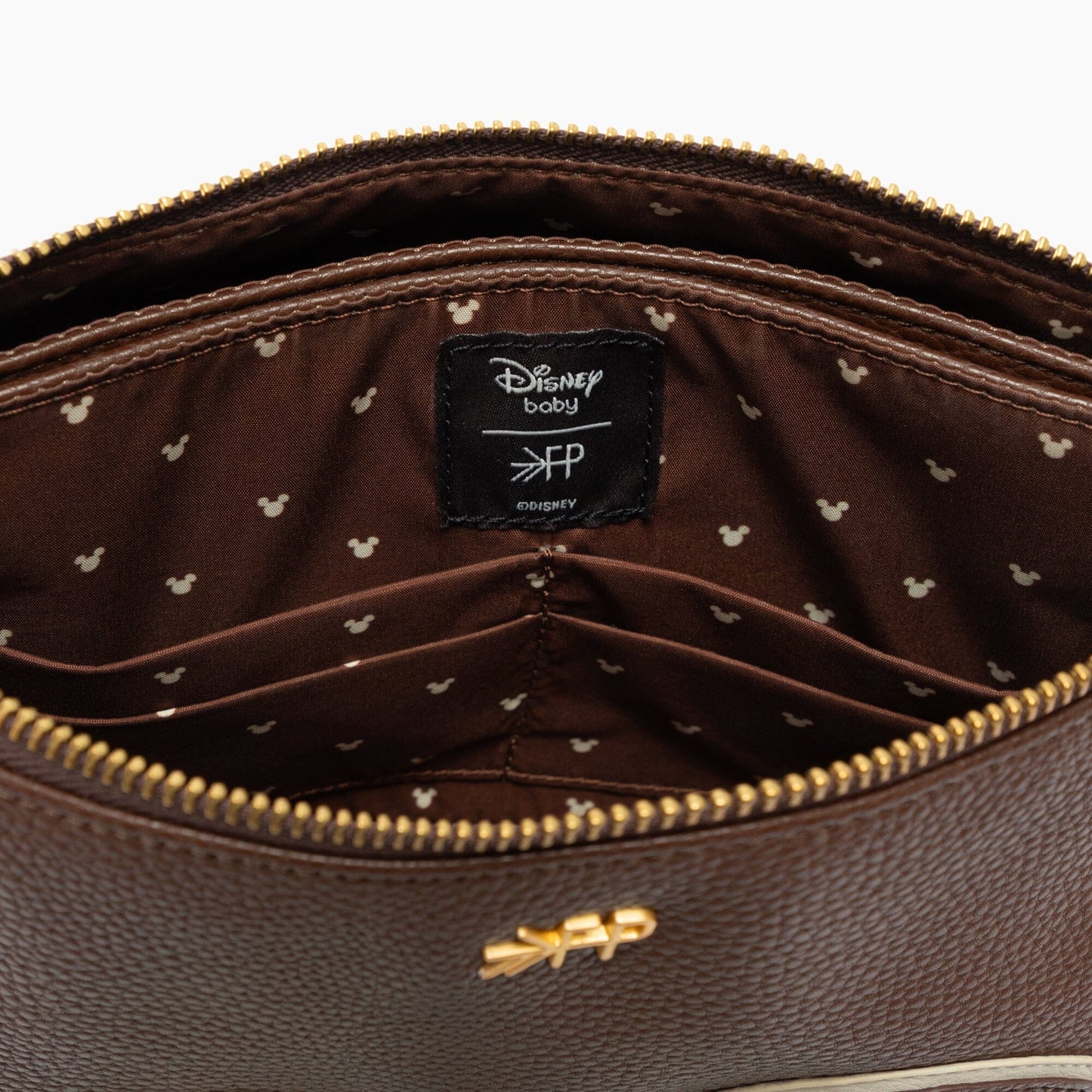 Disney Mocha Mickey Mouse Zip Pouch Classic Zip Pouch Bag Accessory