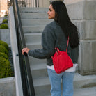 Cherry Motion Bucket Crossbody Motion Bucket Crossbody Bag Accessory