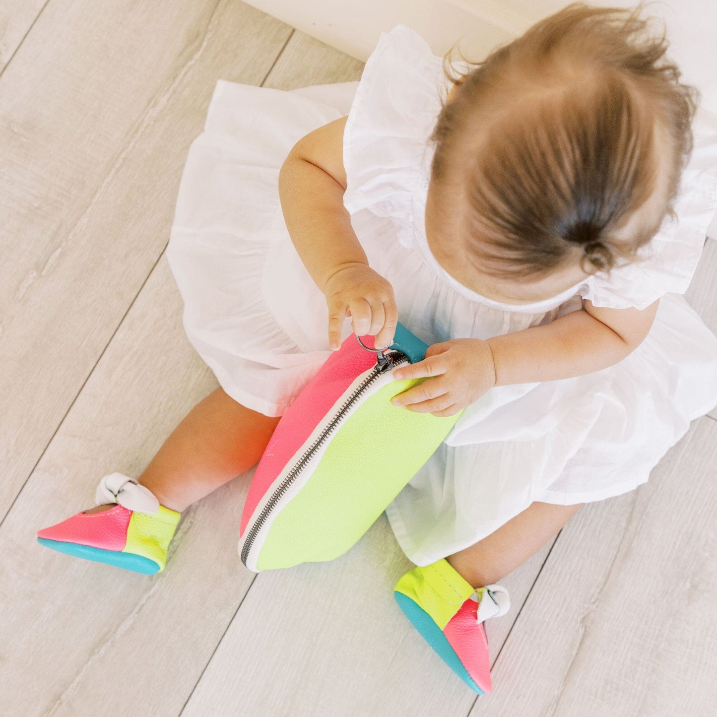 Malibu Knotted Baby Shoe Knotted Bow Mocc Soft Sole