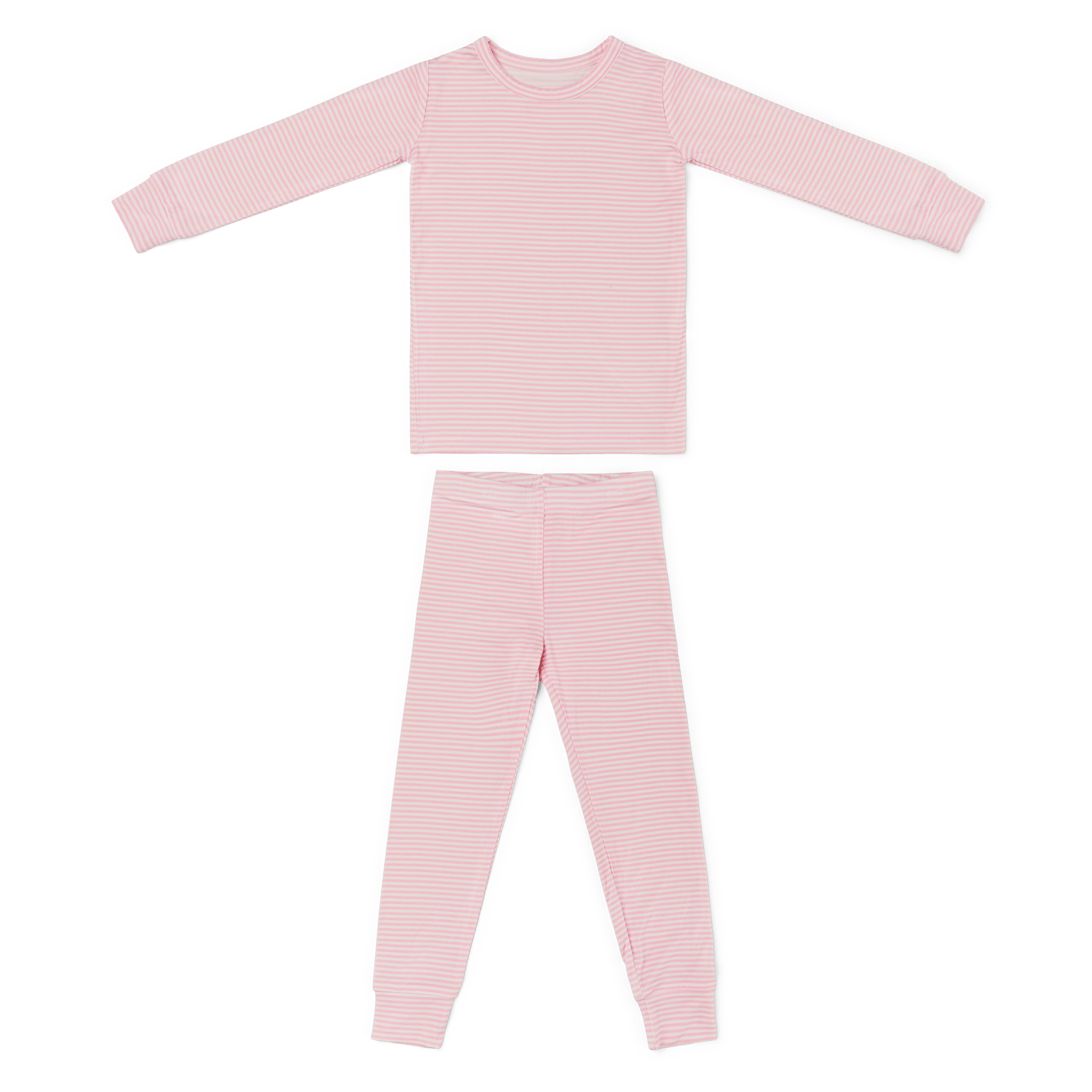 Peony Stripe Bamboo Toddler Pajama Set Motette