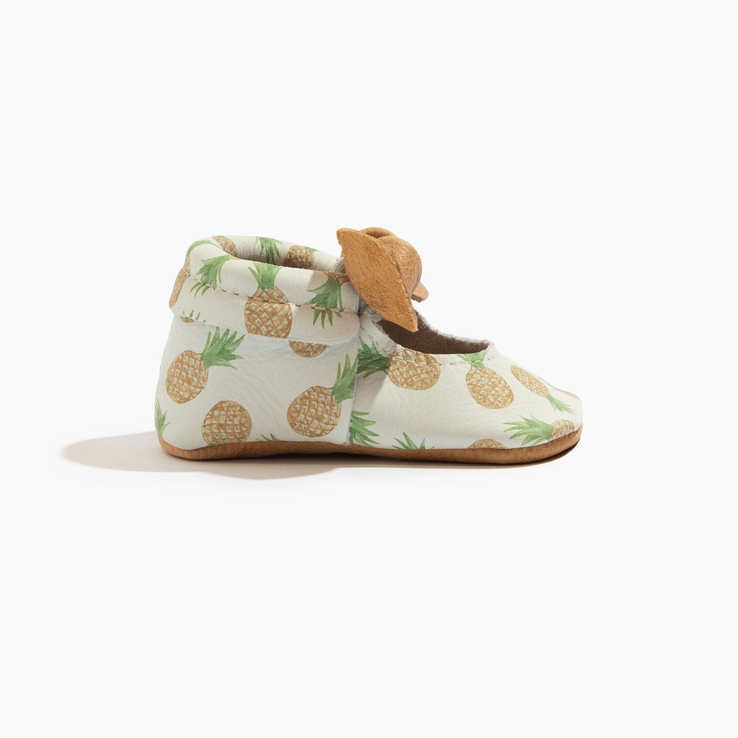 Pineapple Paradise Knotted Bow Mocc Knotted Bow Mocc Soft Sole