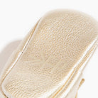 Platinum Bow Baby Shoe Bow Mocc Soft Sole