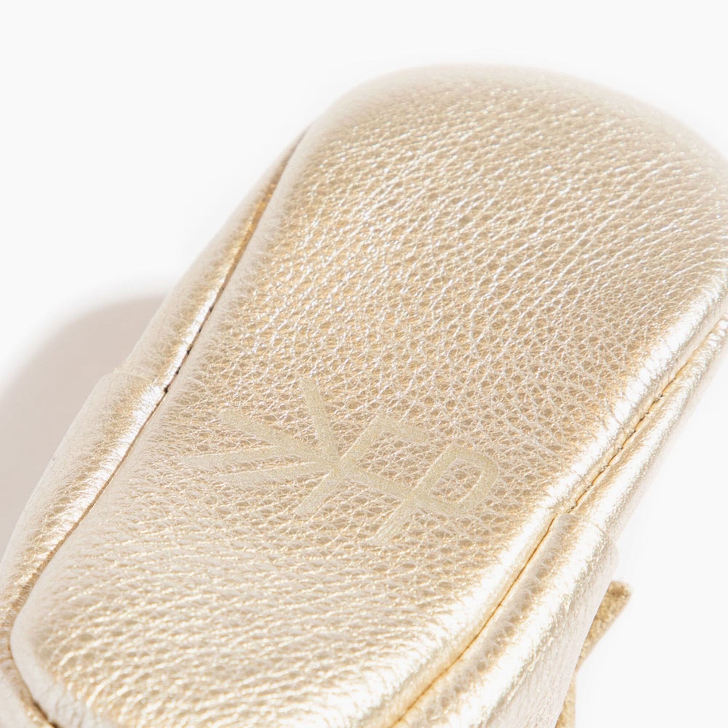 Platinum Bow Baby Shoe Bow Mocc Soft Sole