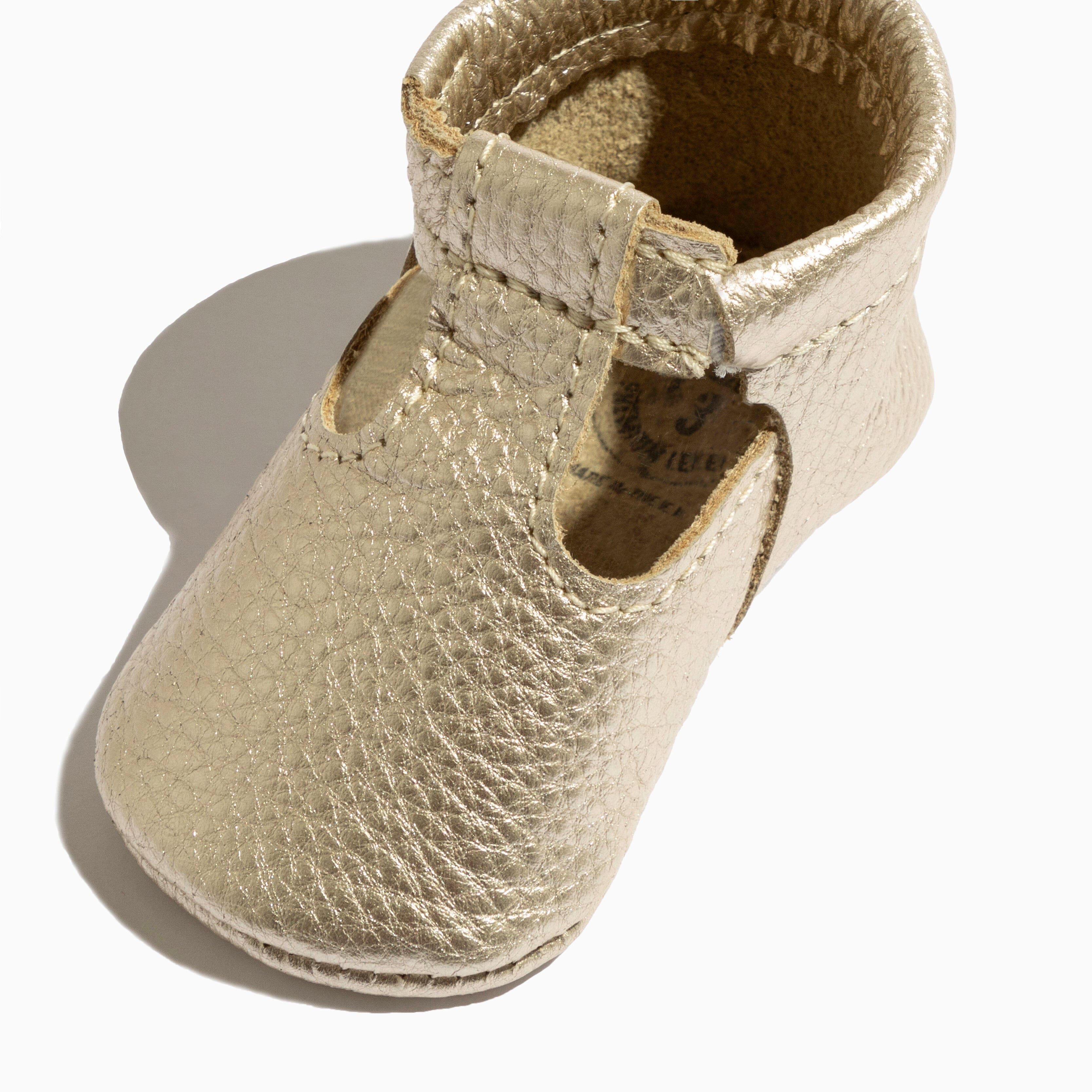 Platinum T-Bar Baby Shoe T-Bar Soft Sole