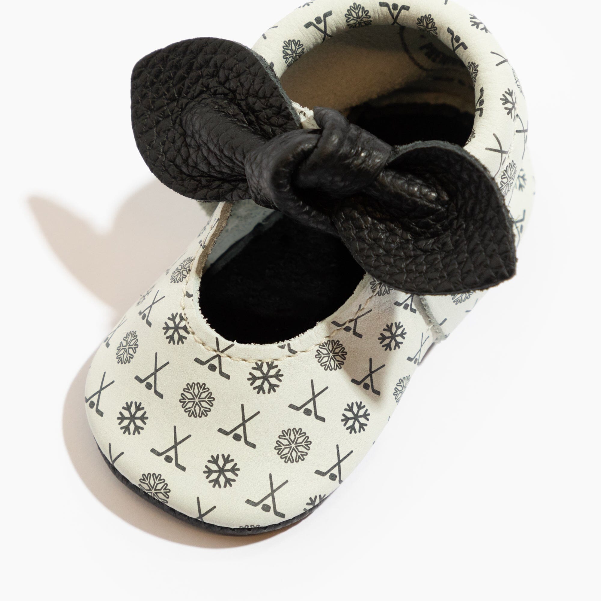 (Coming Soon) Power Play Knotted Bow Baby Shoe Knotted Bow Mocc Soft Sole