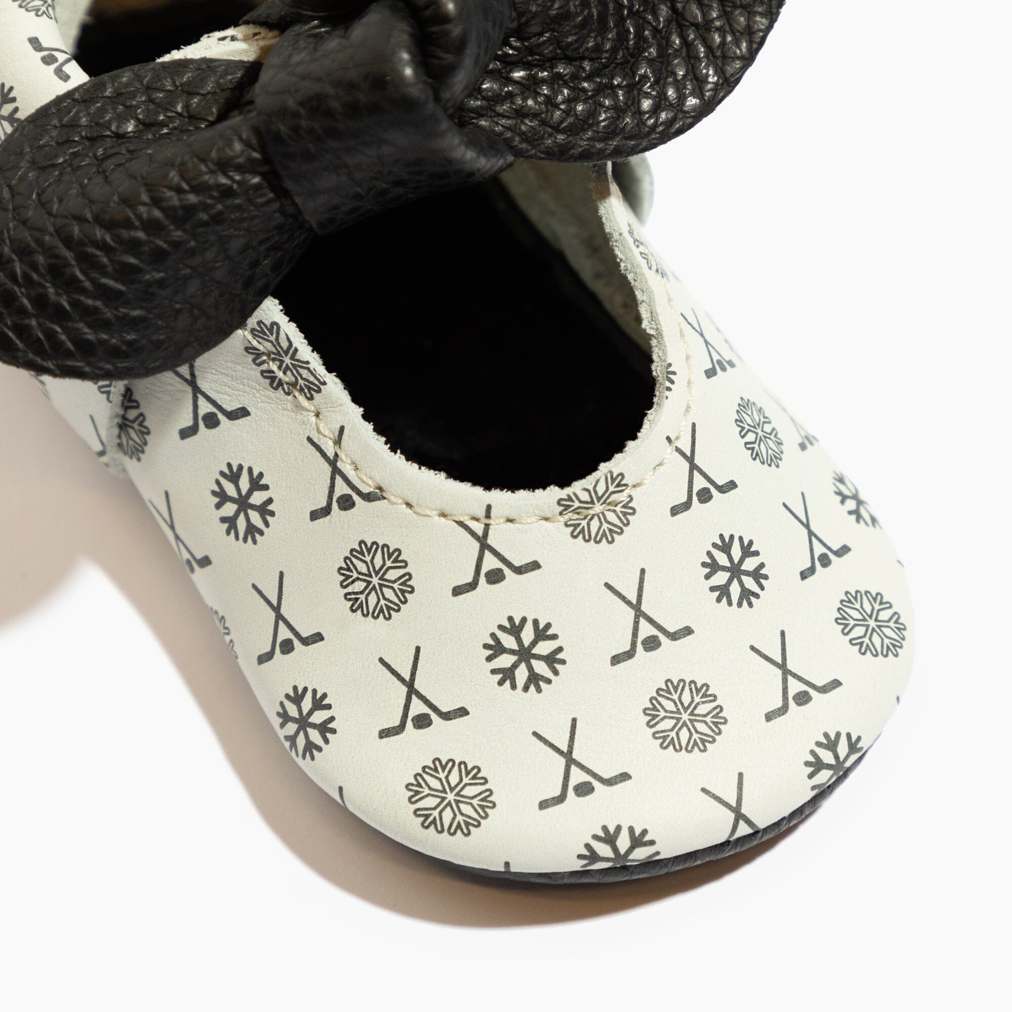 (Coming Soon) Power Play Knotted Bow Baby Shoe Knotted Bow Mocc Soft Sole
