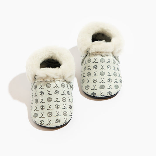 (Coming Soon) Power Play Shearling Baby Shoe Shearling Mocc Soft Sole