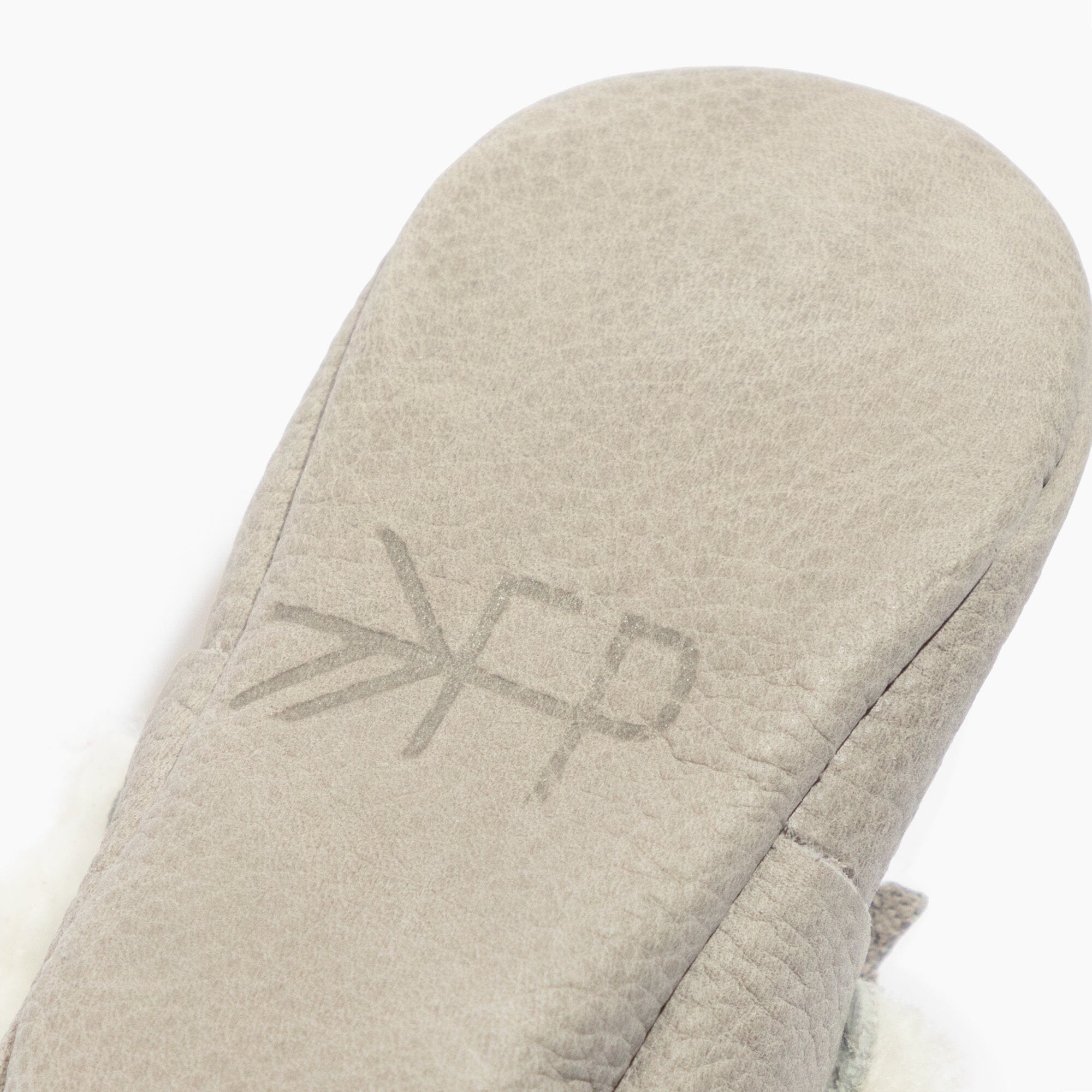 Salt Flats Shearling Bow Baby Shoe Shearling Bow Mocc Soft Sole