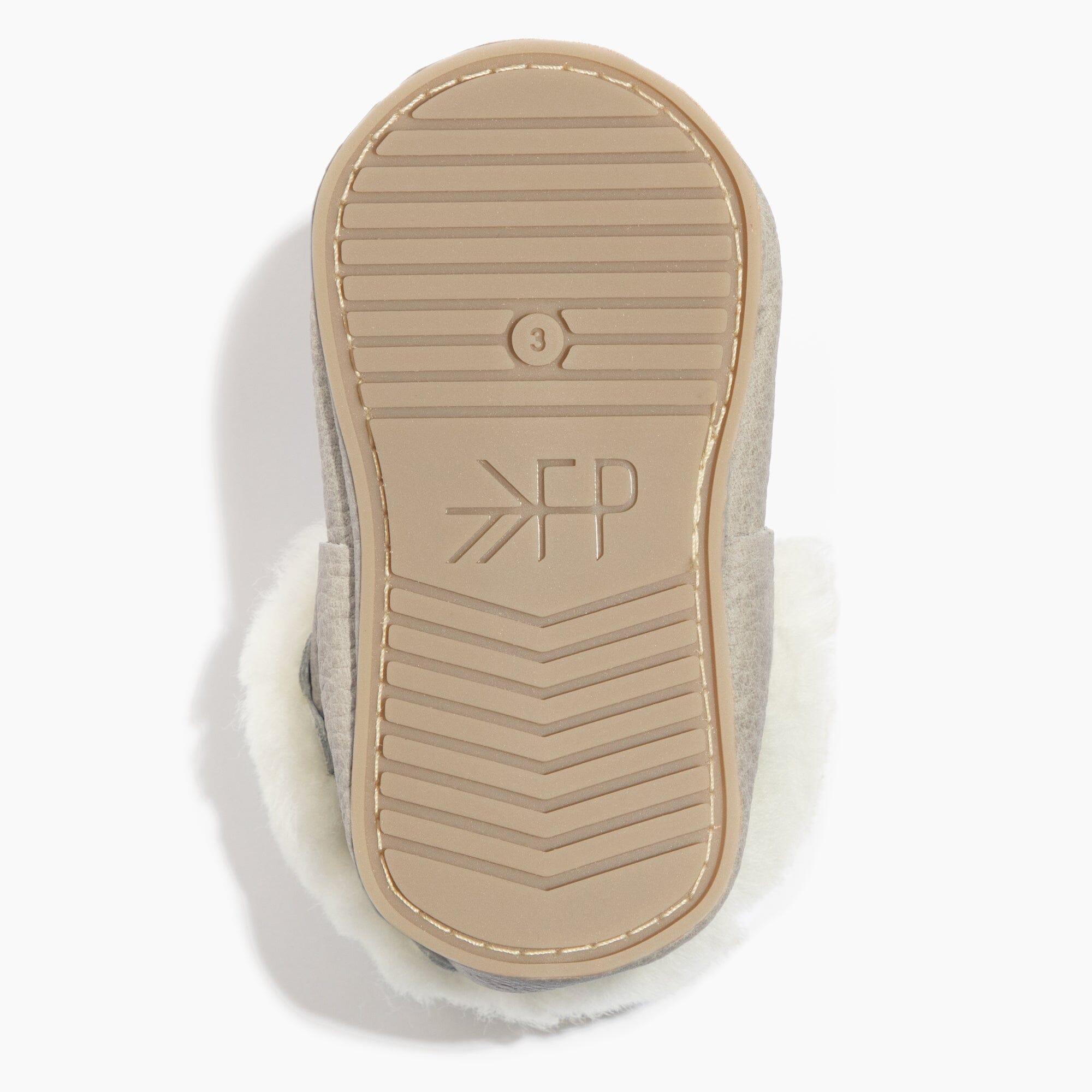 Salt Flats Shearling Bow Baby Shoe Shearling Bow Mocc Soft Sole