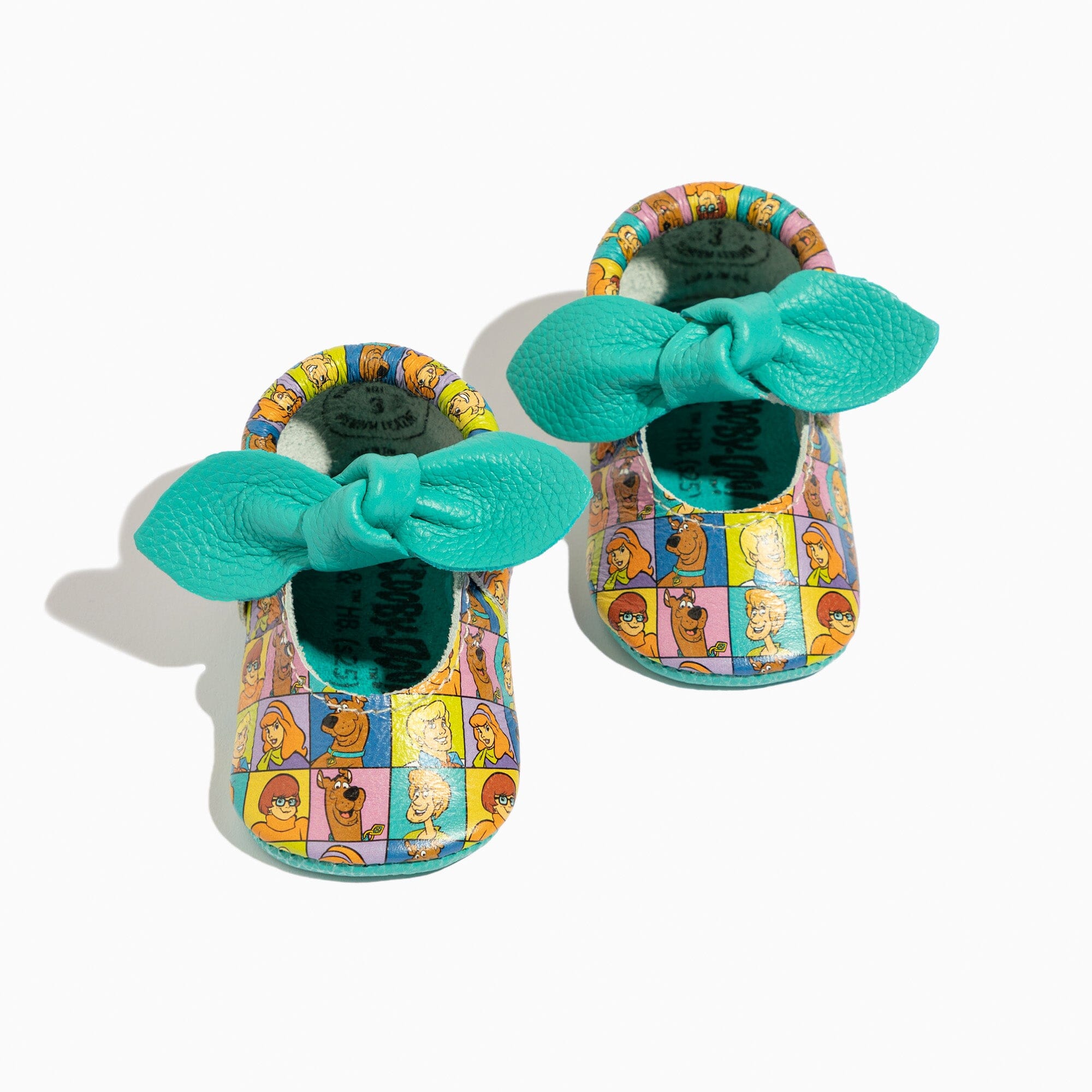 Scooby Gang Knotted Bow Baby Shoe Knotted Bow Mocc Soft Sole