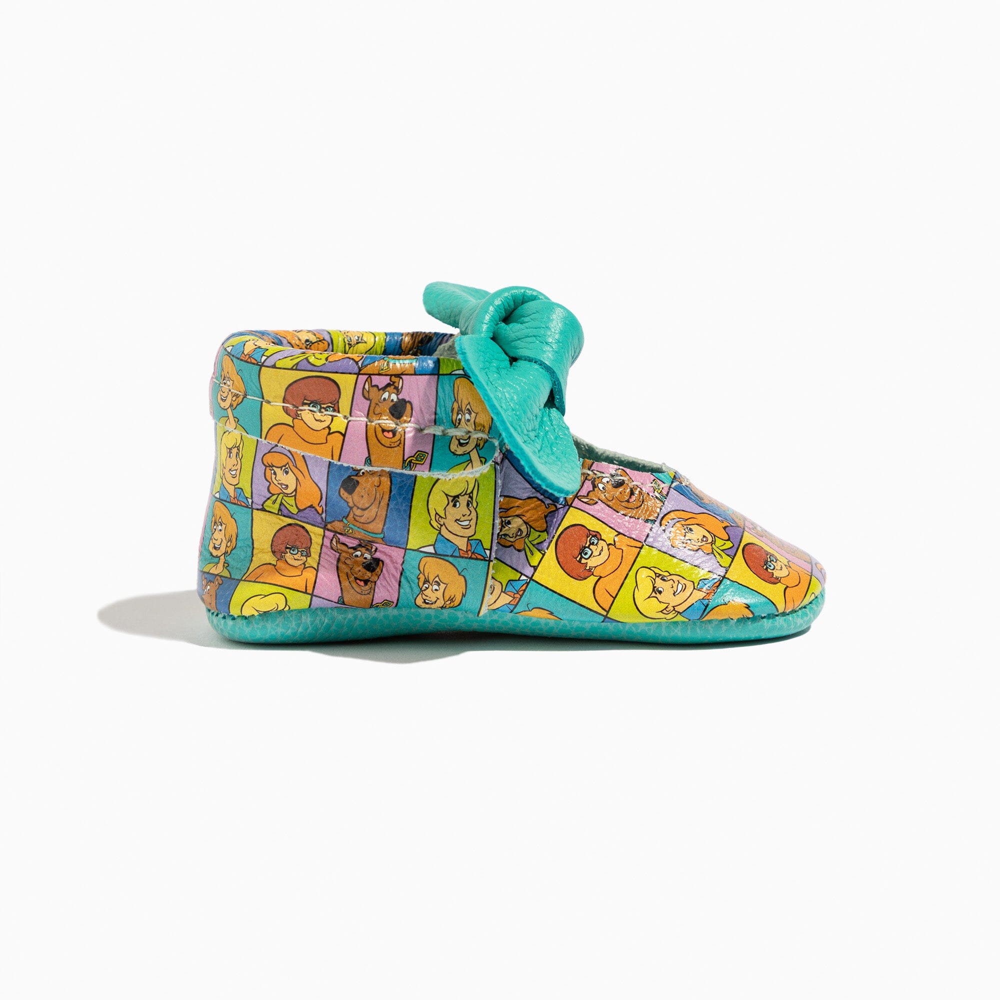 Scooby Gang Knotted Bow Baby Shoe Knotted Bow Mocc Soft Sole