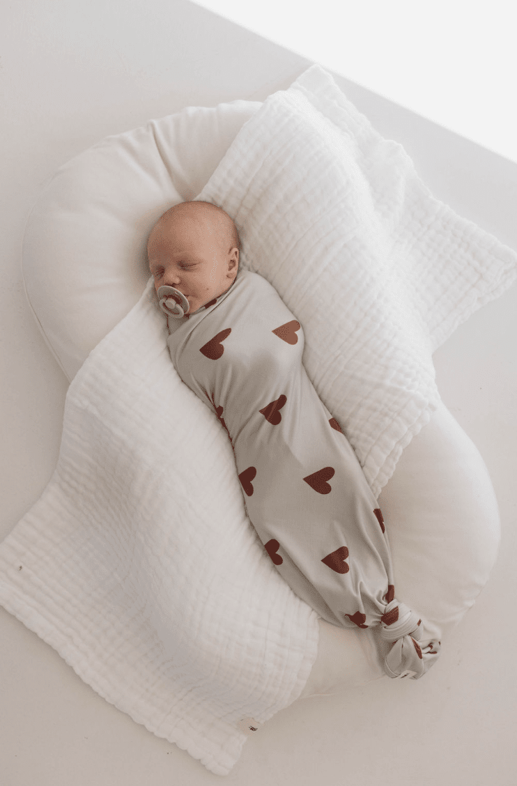 Bamboo Swaddle | Queen of Hearts forever french baby