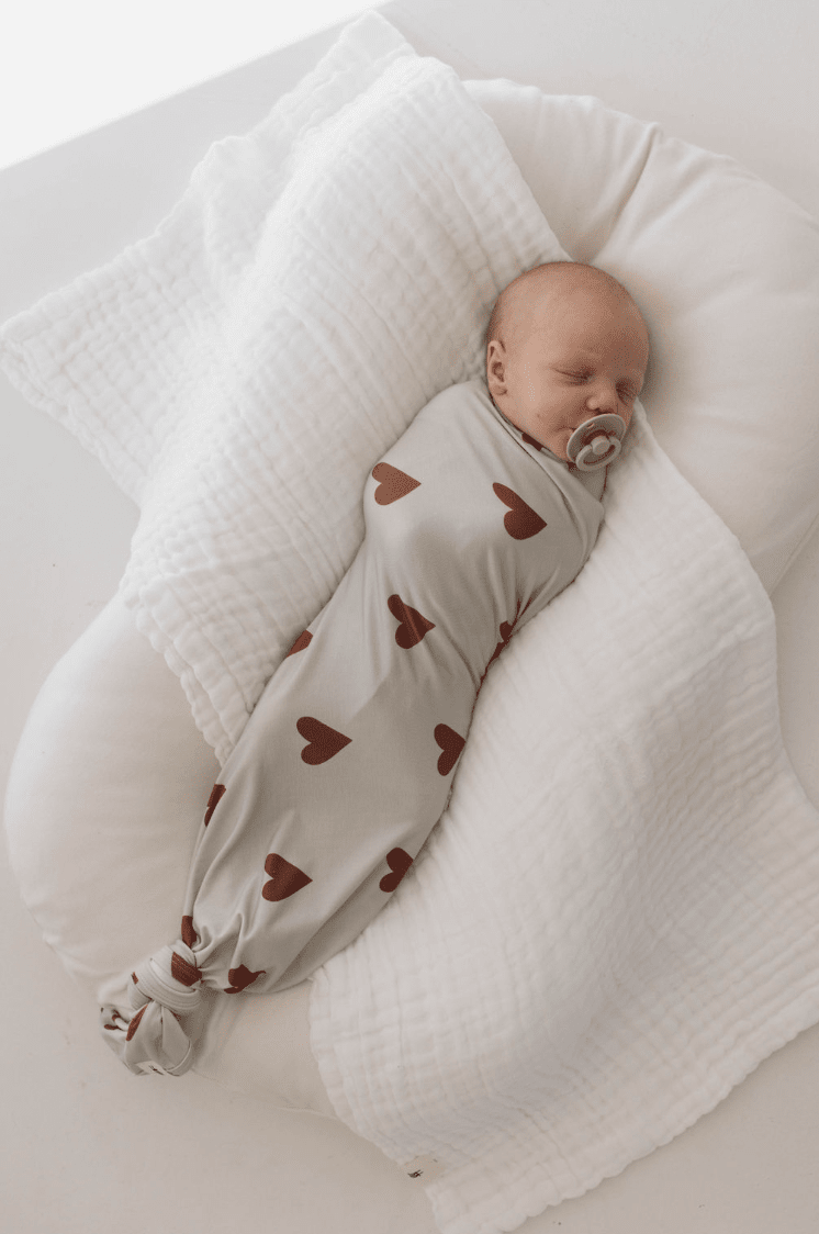 Bamboo Swaddle | Queen of Hearts forever french baby