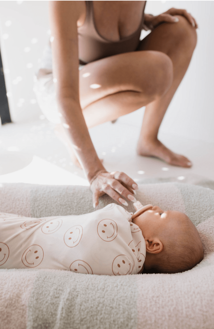 Bamboo Swaddle | Just Smile blanket forever french baby