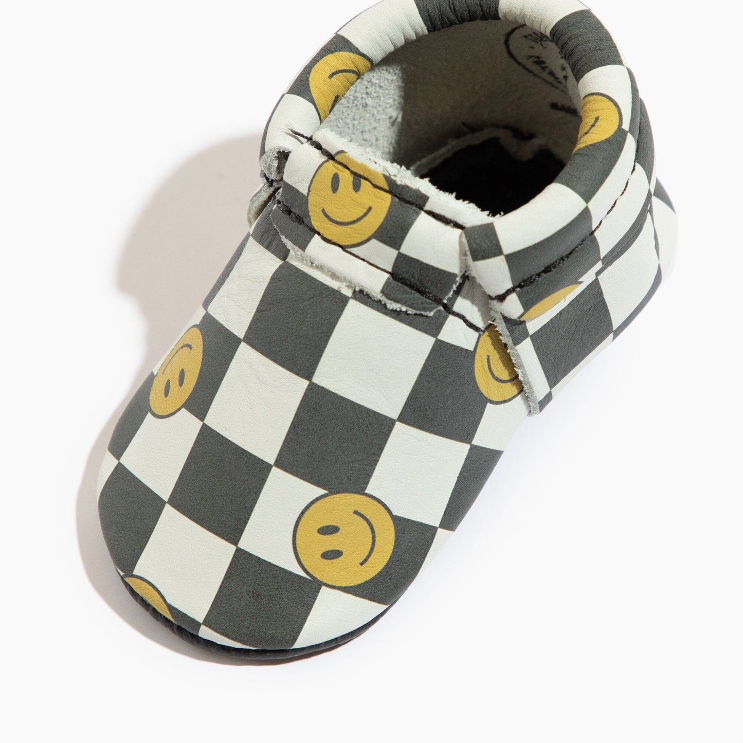 Smiley Check City Baby Shoe City Mocc Soft Sole