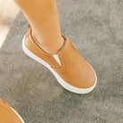 Weathered Brown Classic Slip-On II Sneaker Kids - Slip-On Sneaker Kids Sneaker II