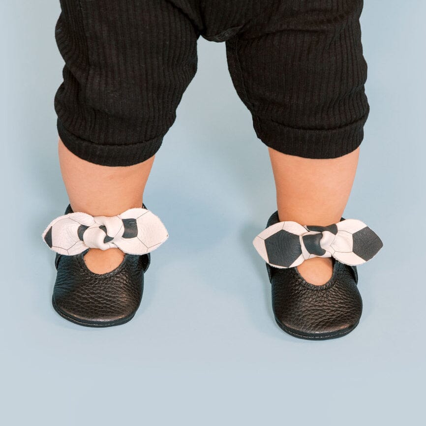 Playmaker Knotted Bow Baby Shoe Knotted Bow Mocc Soft Sole