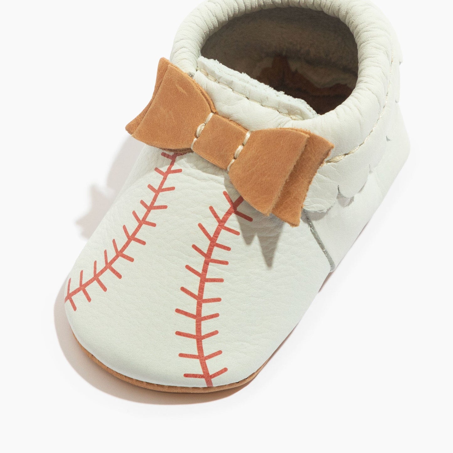 Spring Training Bow Baby Shoe Bow Mocc Soft Sole 