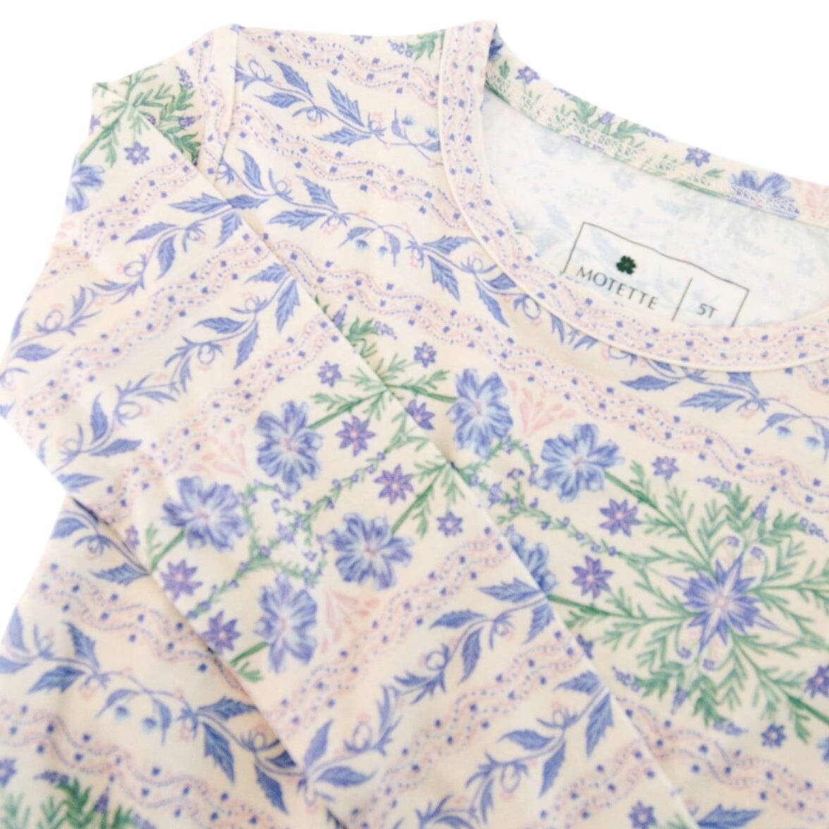 Spring Cascade Bamboo Toddler Pajama Set Motette