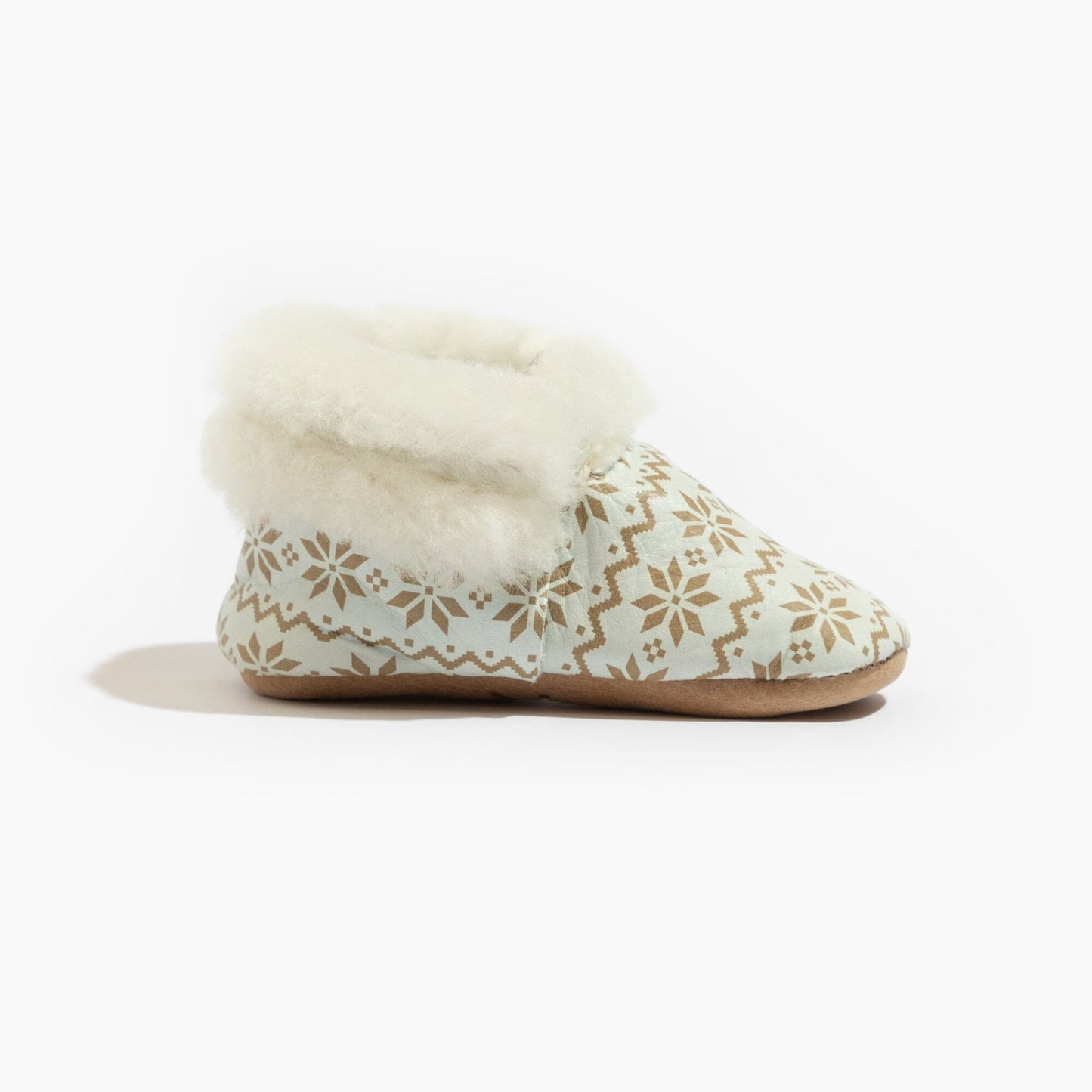 Sweater Weather Shearling Baby Shoe Shearling Mocc Soft Sole