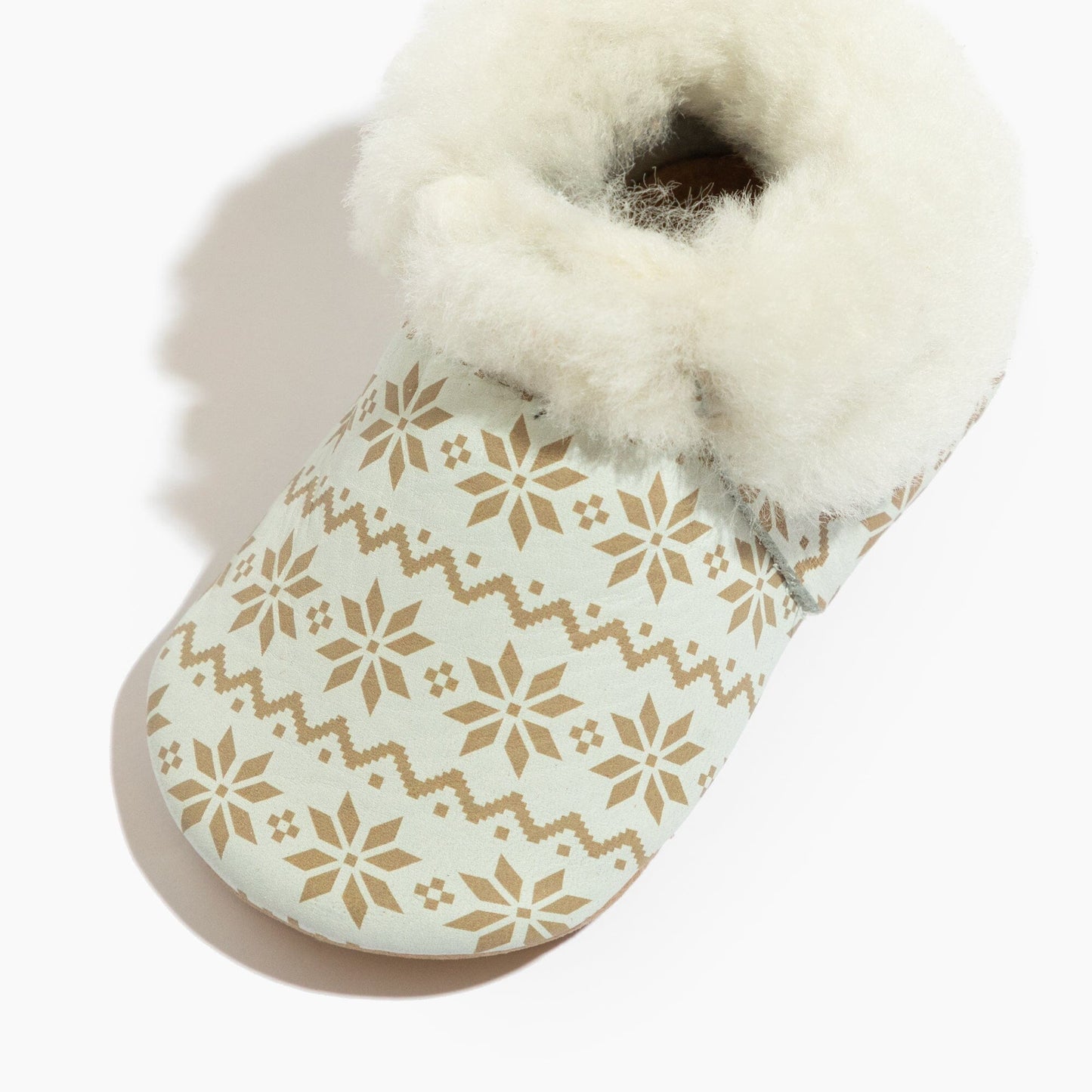 Sweater Weather Shearling Baby Shoe Shearling Mocc Soft Sole