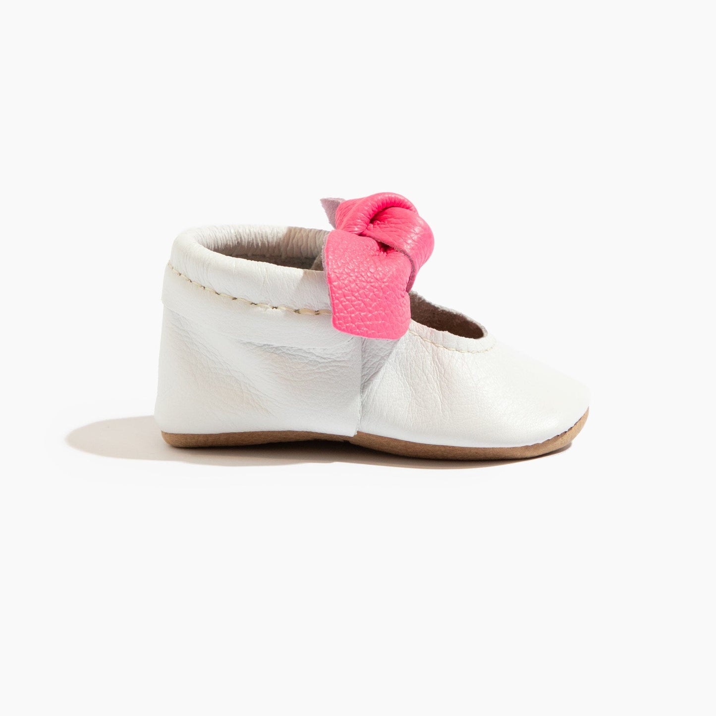 Taffy Dreamhouse Pink Knotted Baby Shoe Knotted Bow Mocc Soft Sole